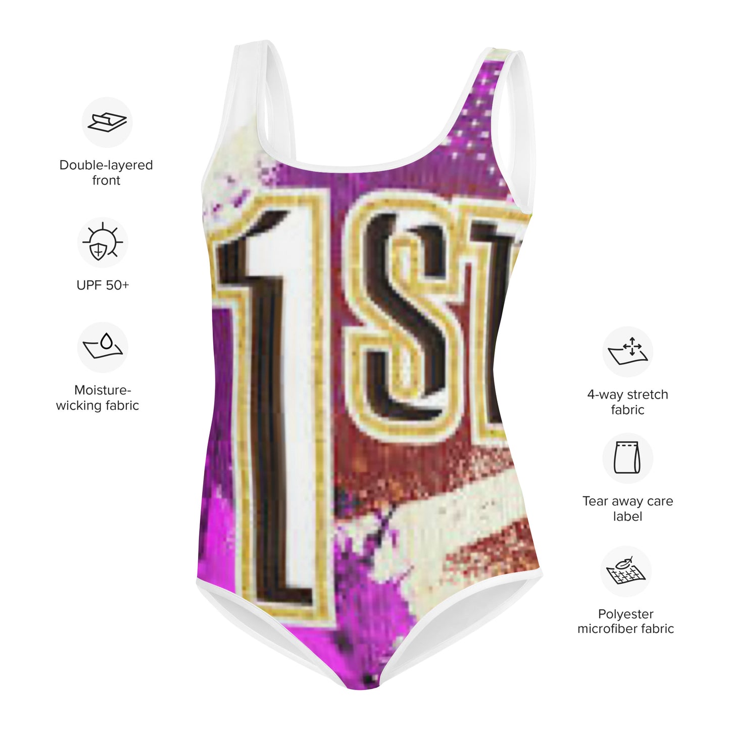 SUPA All-Over Print Youth Swimsuit