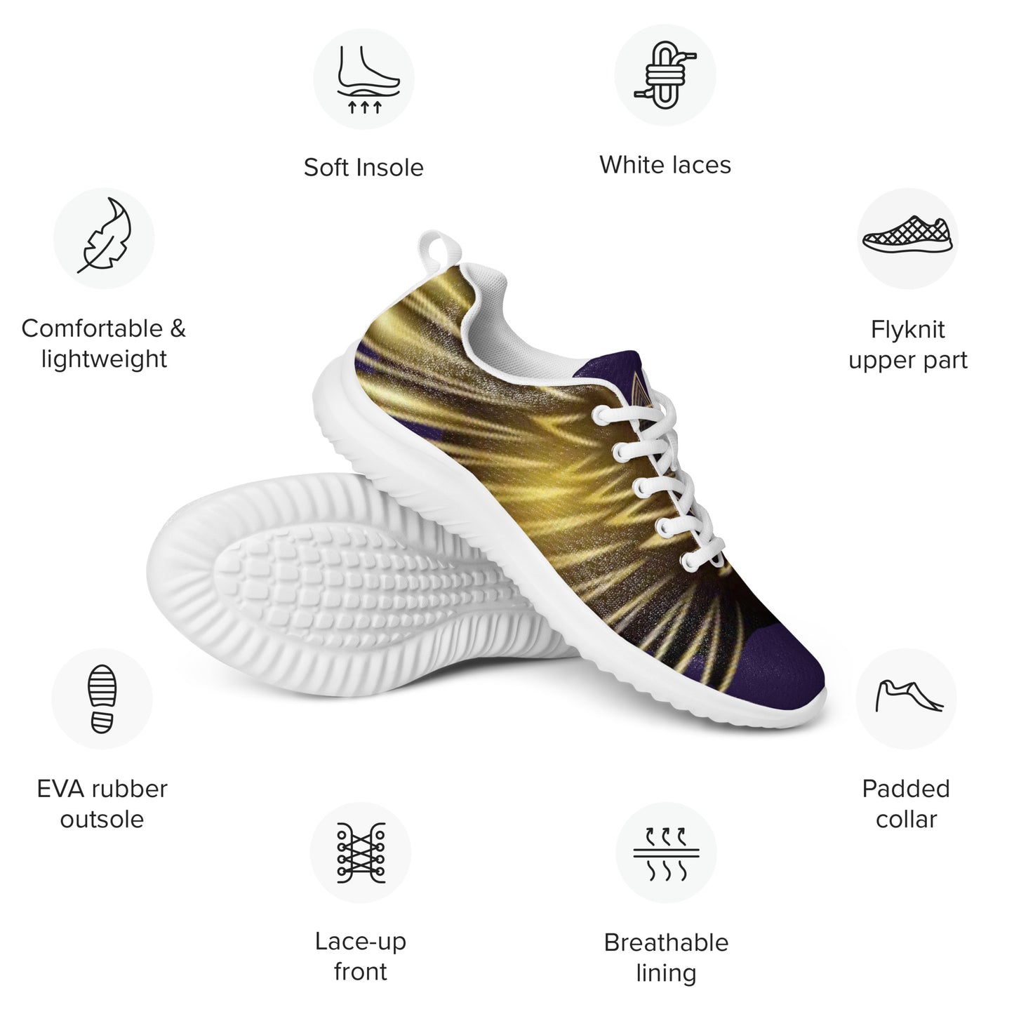 supa purple and gold israelites Men’s athletic shoes