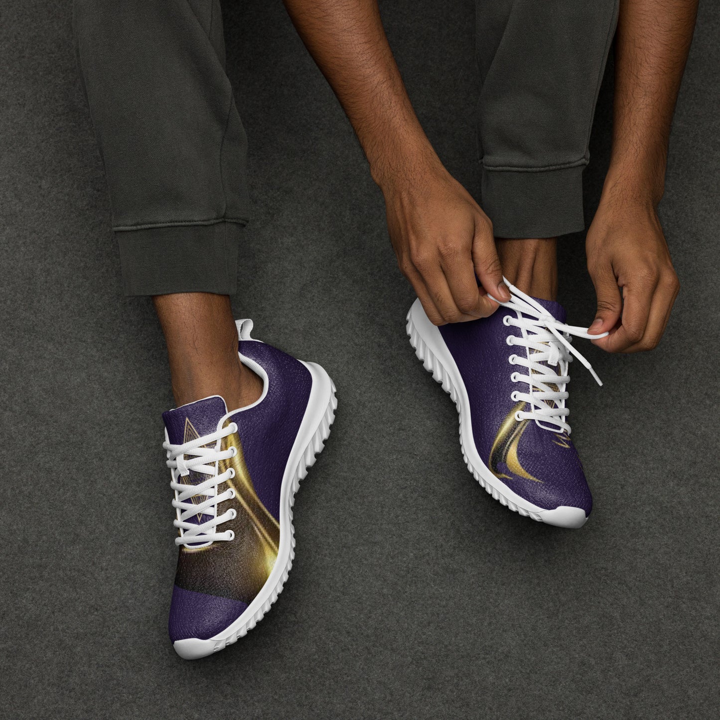supa purple and gold israelites Men’s athletic shoes