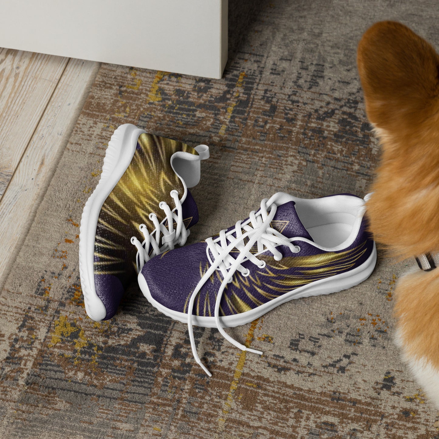 supa purple and gold israelites Men’s athletic shoes