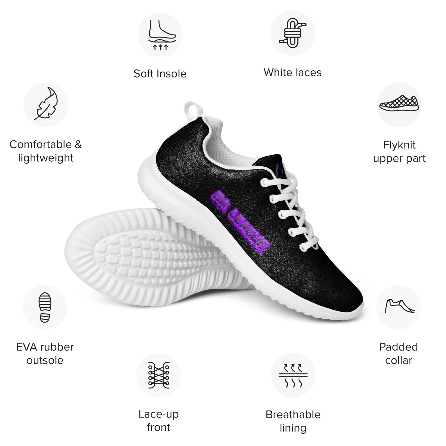 DALEAGUEPURPLE athletic shoes