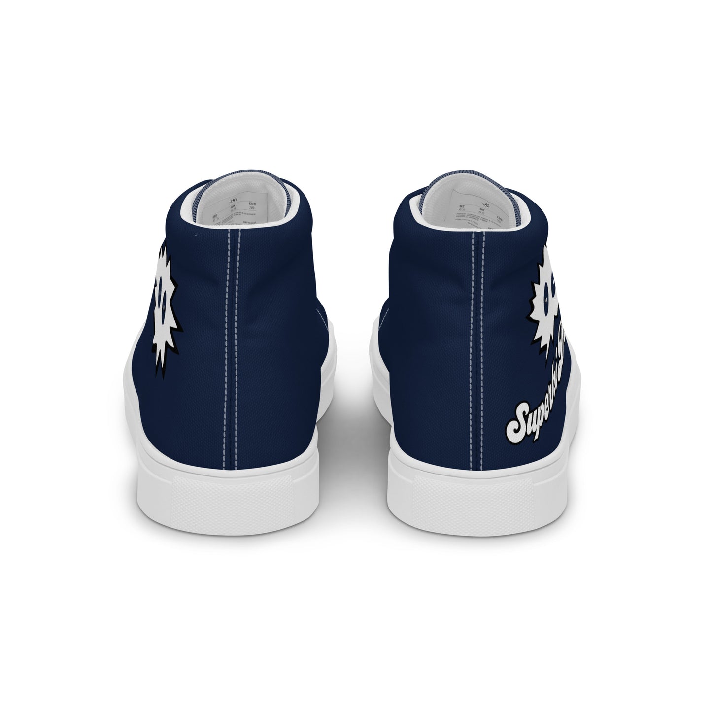Men’s high top canvas shoes