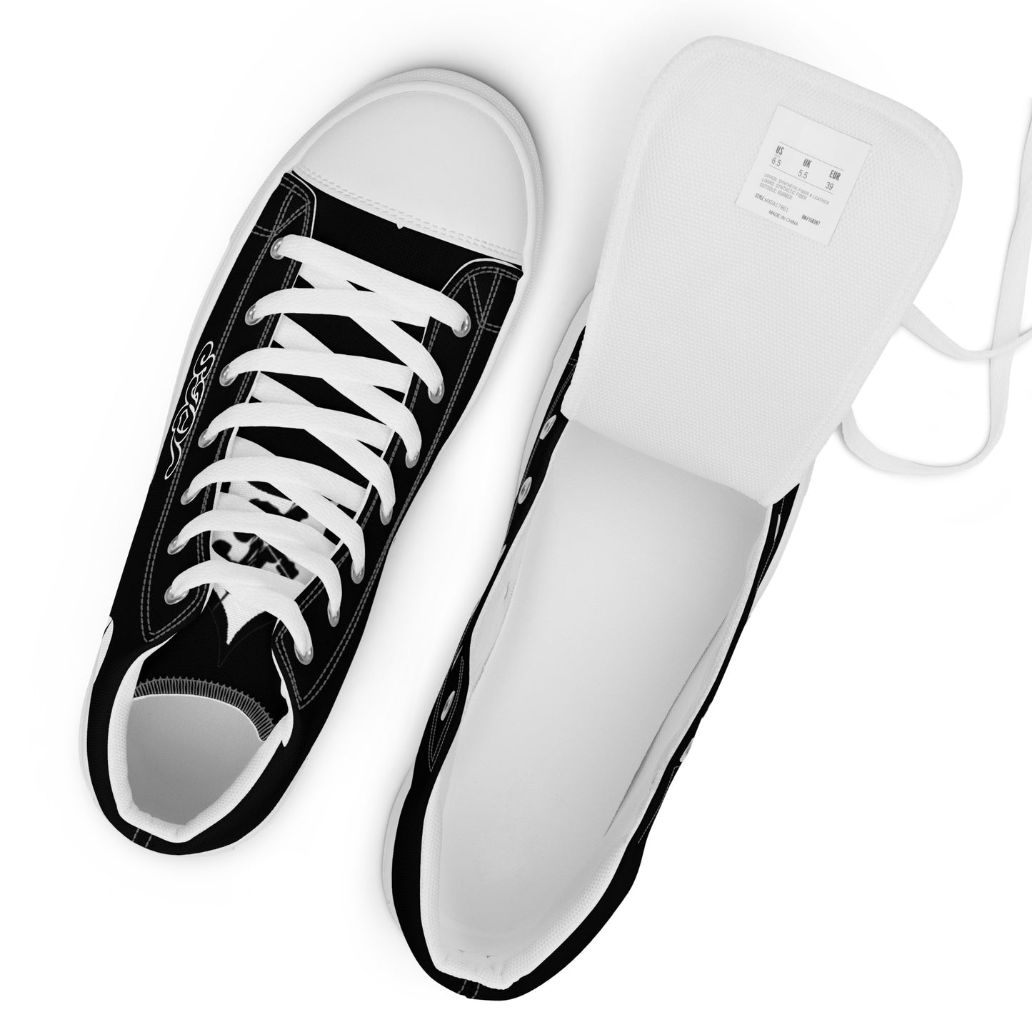SKV Men’s high top canvas shoes