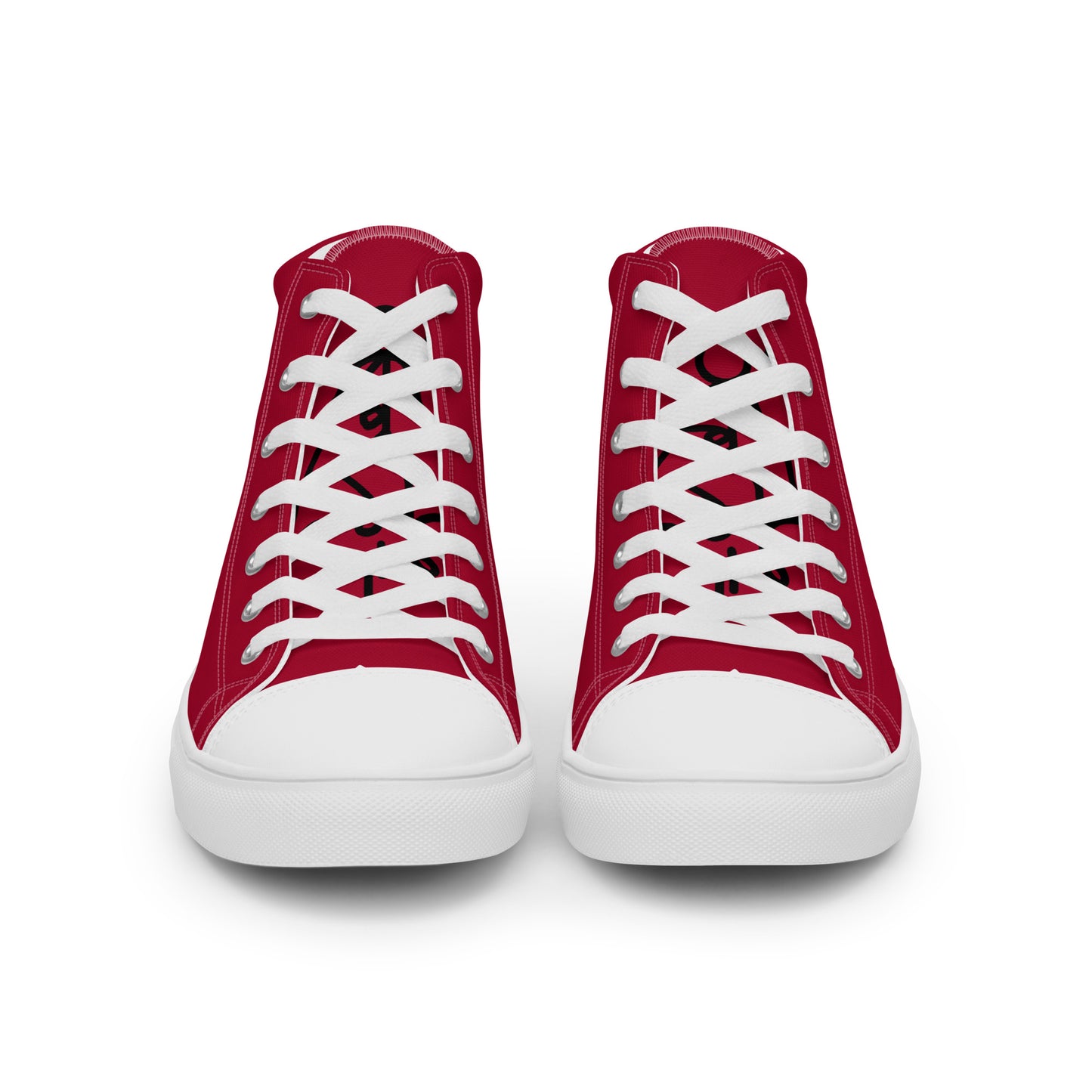 SUPA RED Men’s high top canvas shoes