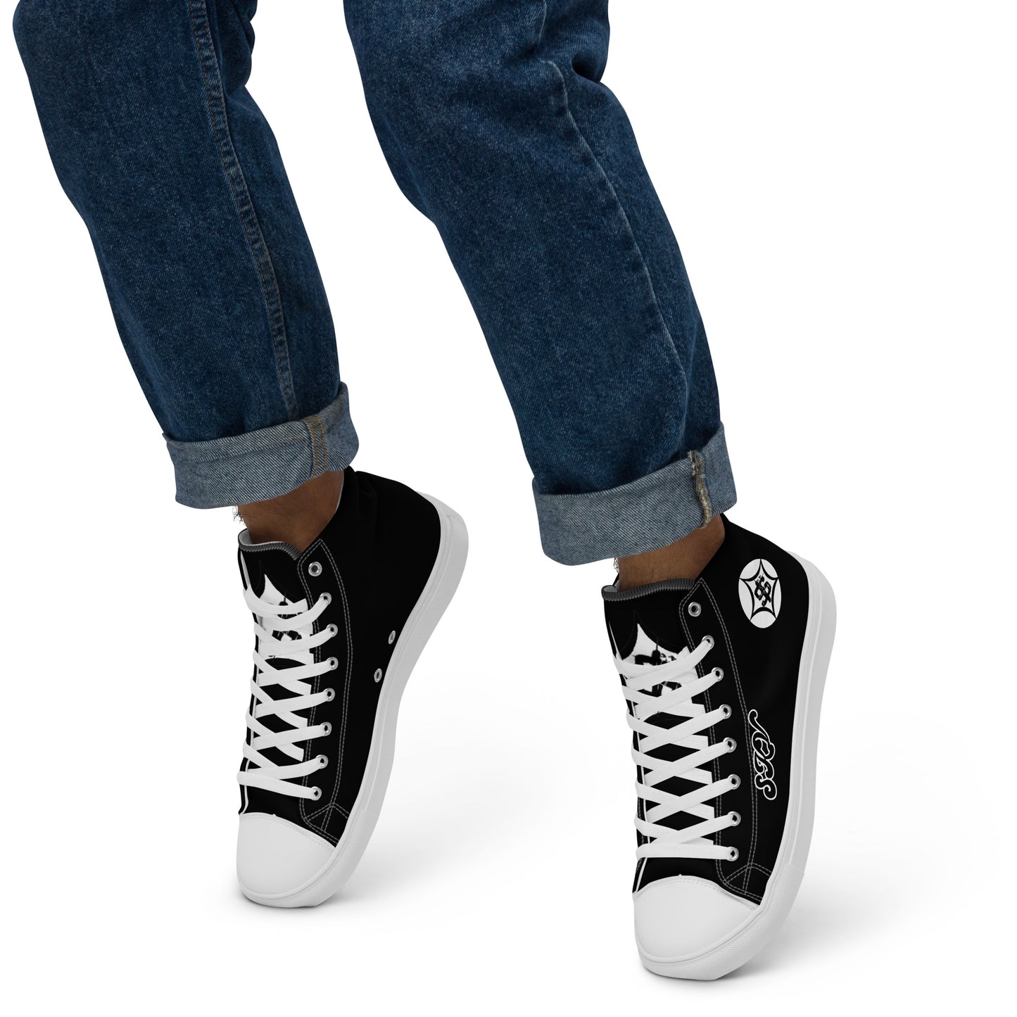 SKV Men’s high top canvas shoes