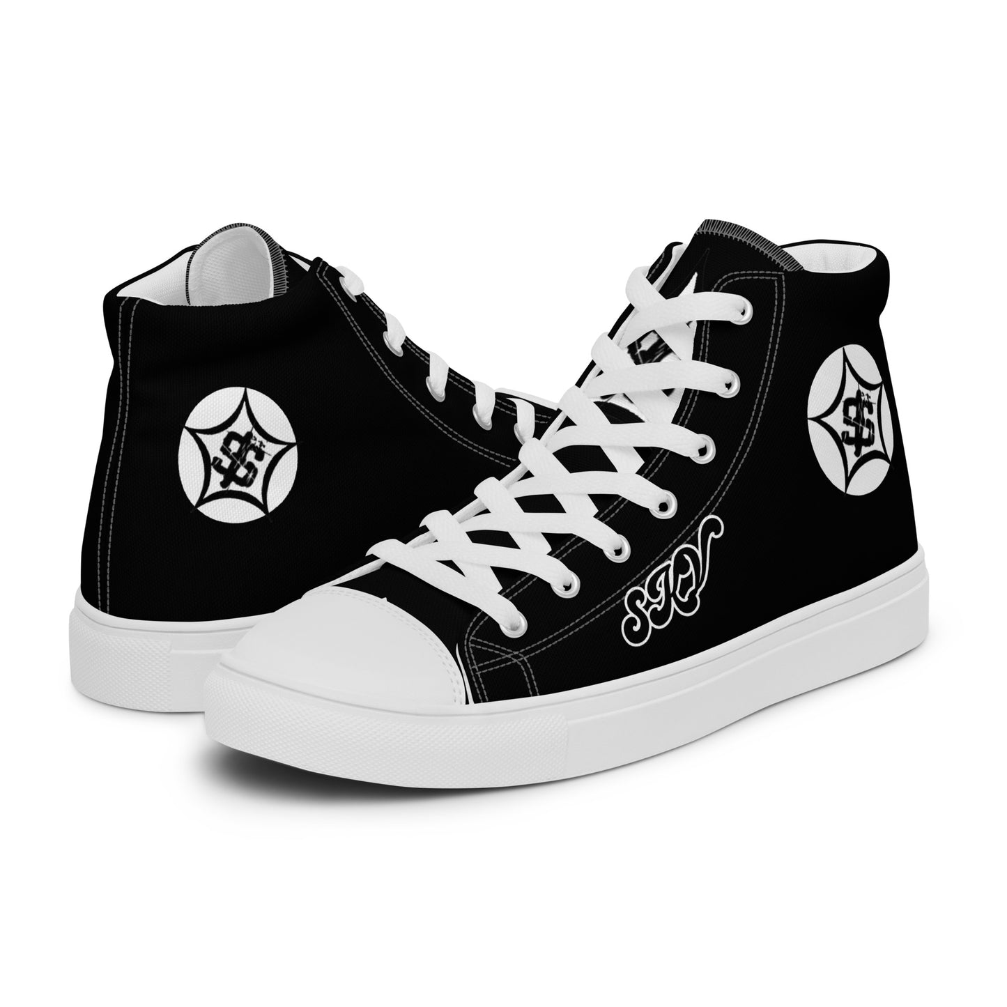 SKV Men’s high top canvas shoes