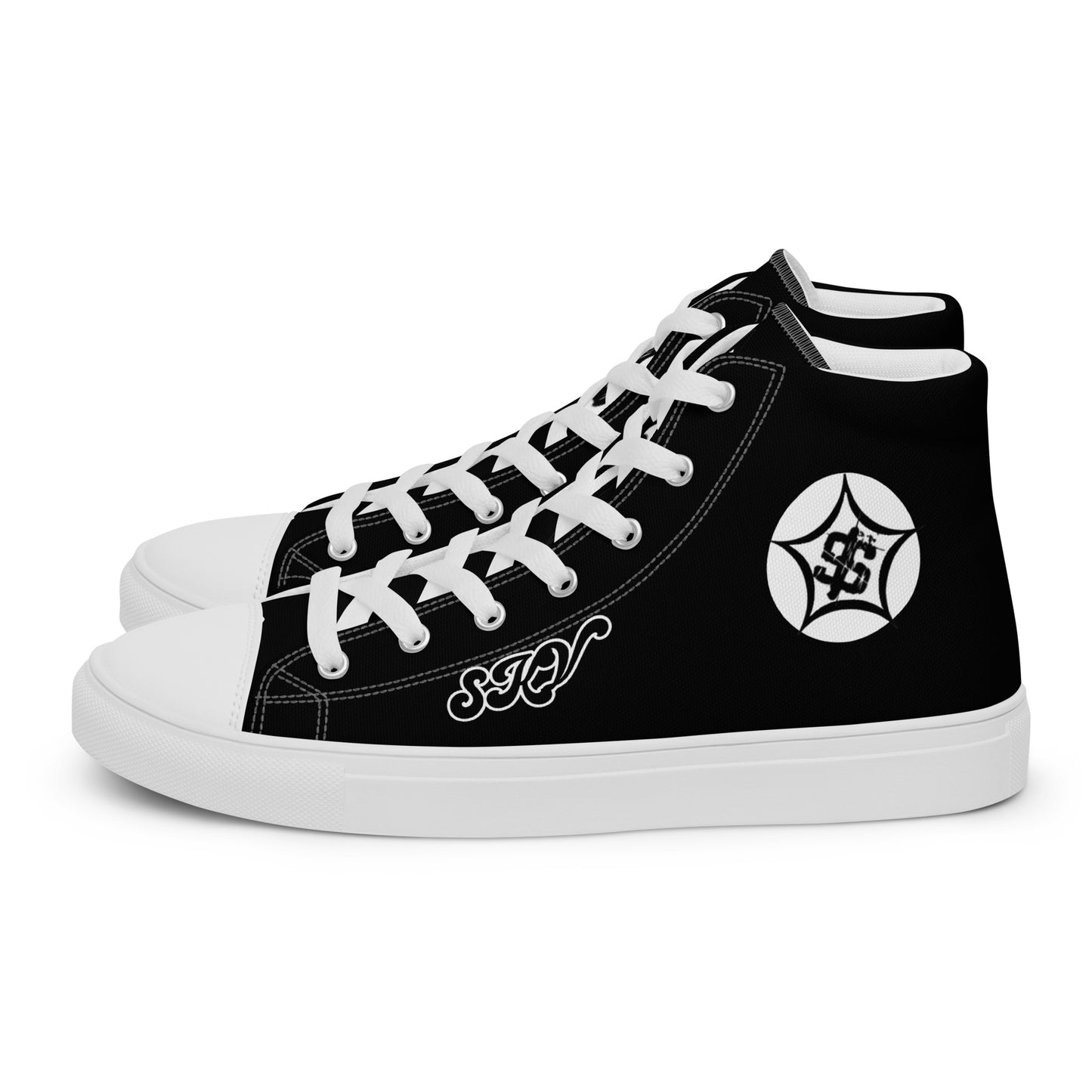 SKV Men’s high top canvas shoes