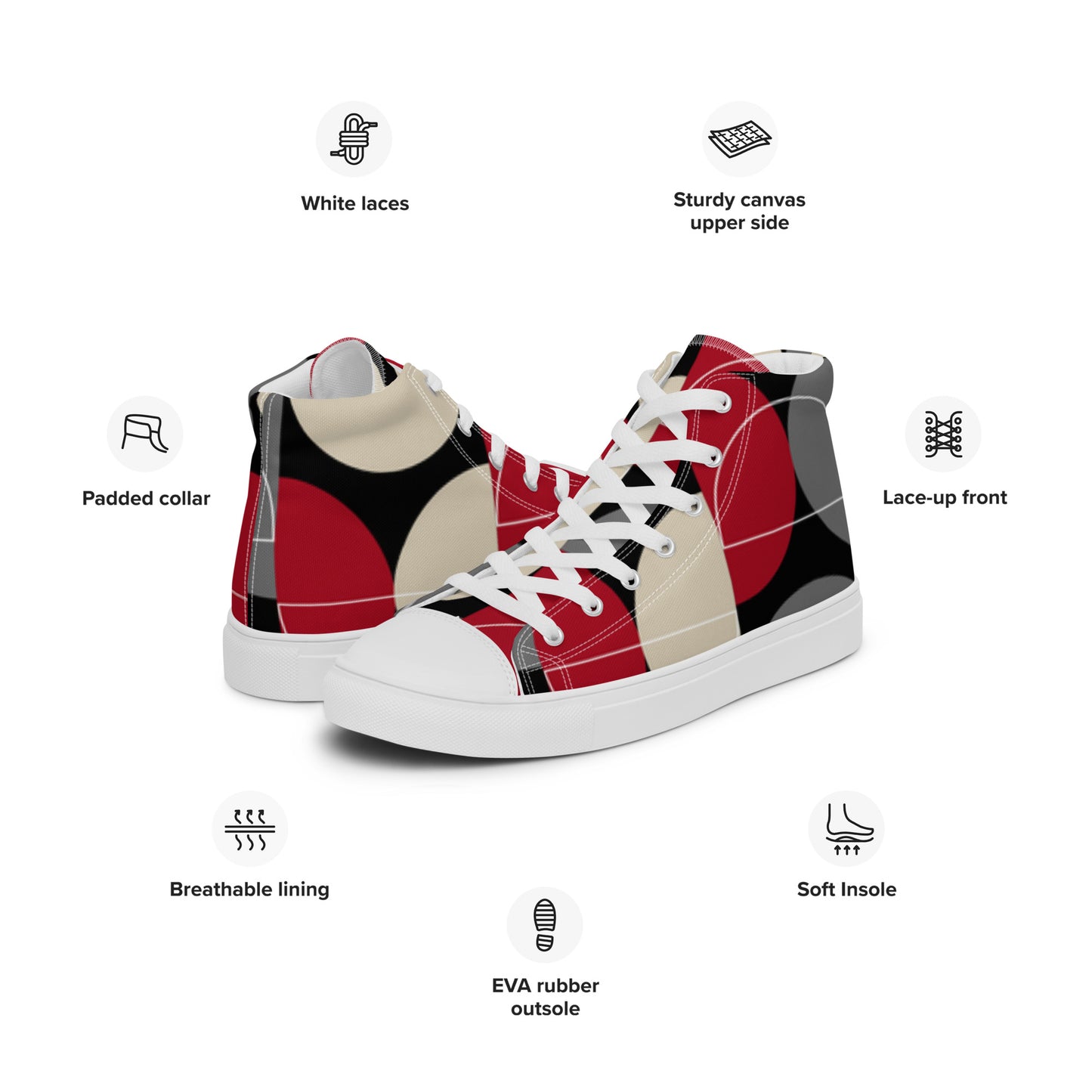 supa Men’s high top canvas shoes