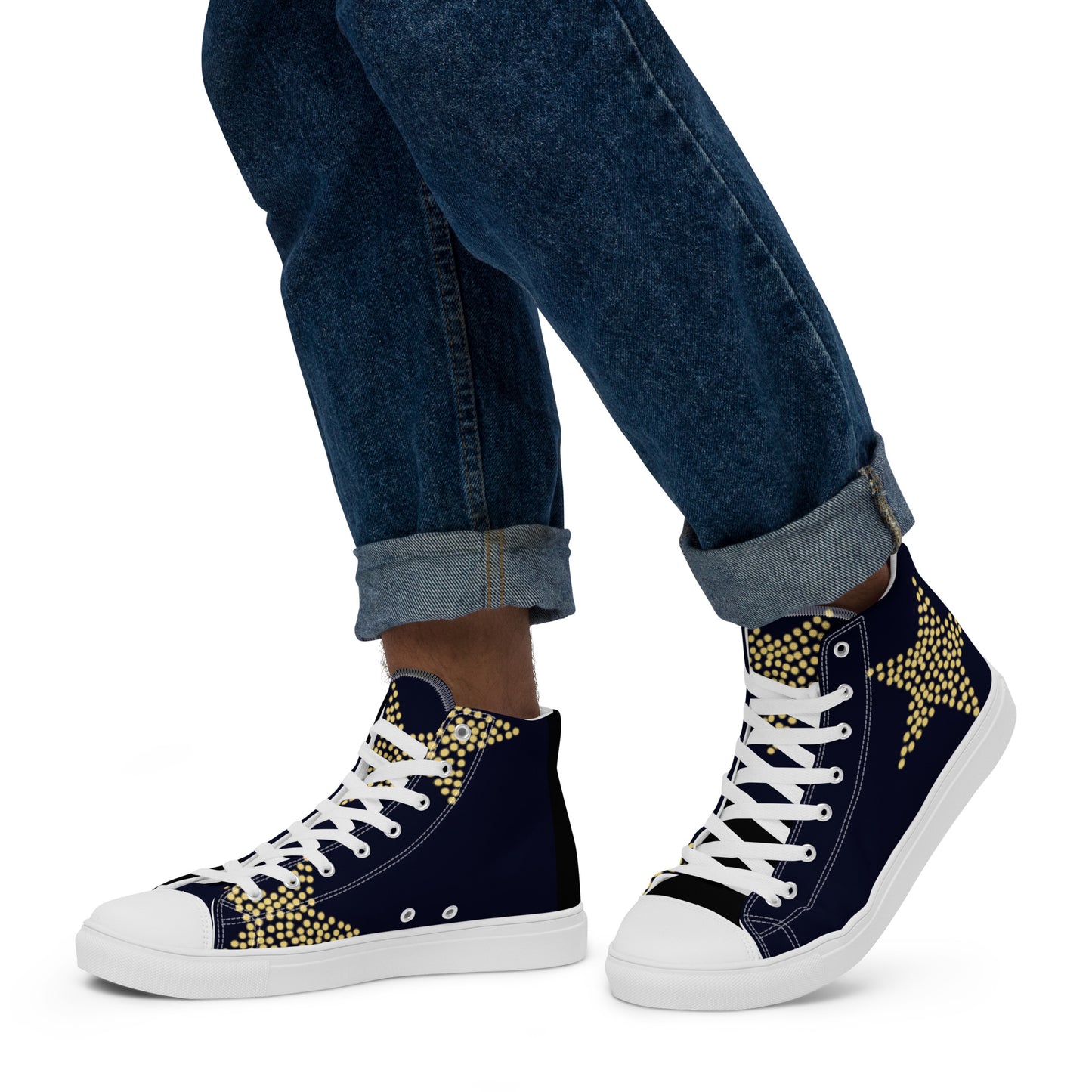 supa star Men’s high top canvas shoes