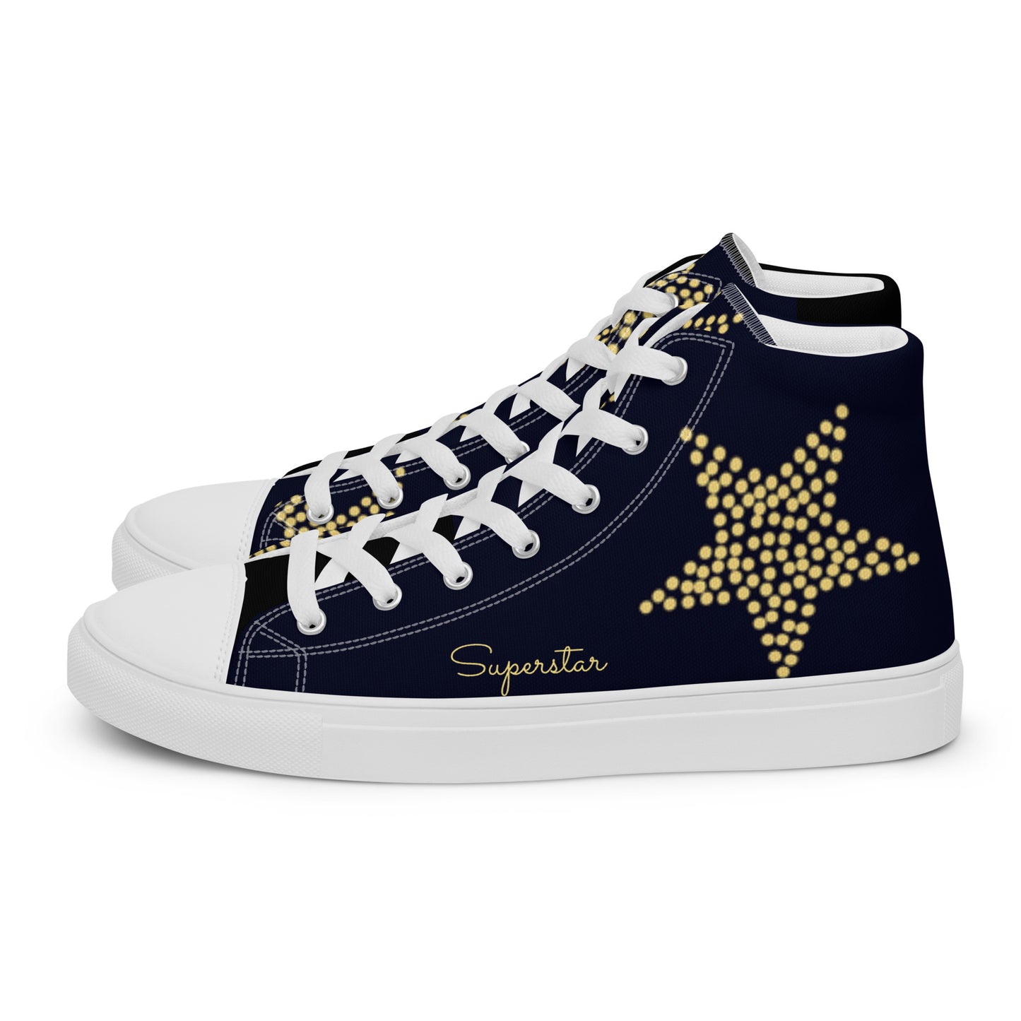 supa star Men’s high top canvas shoes