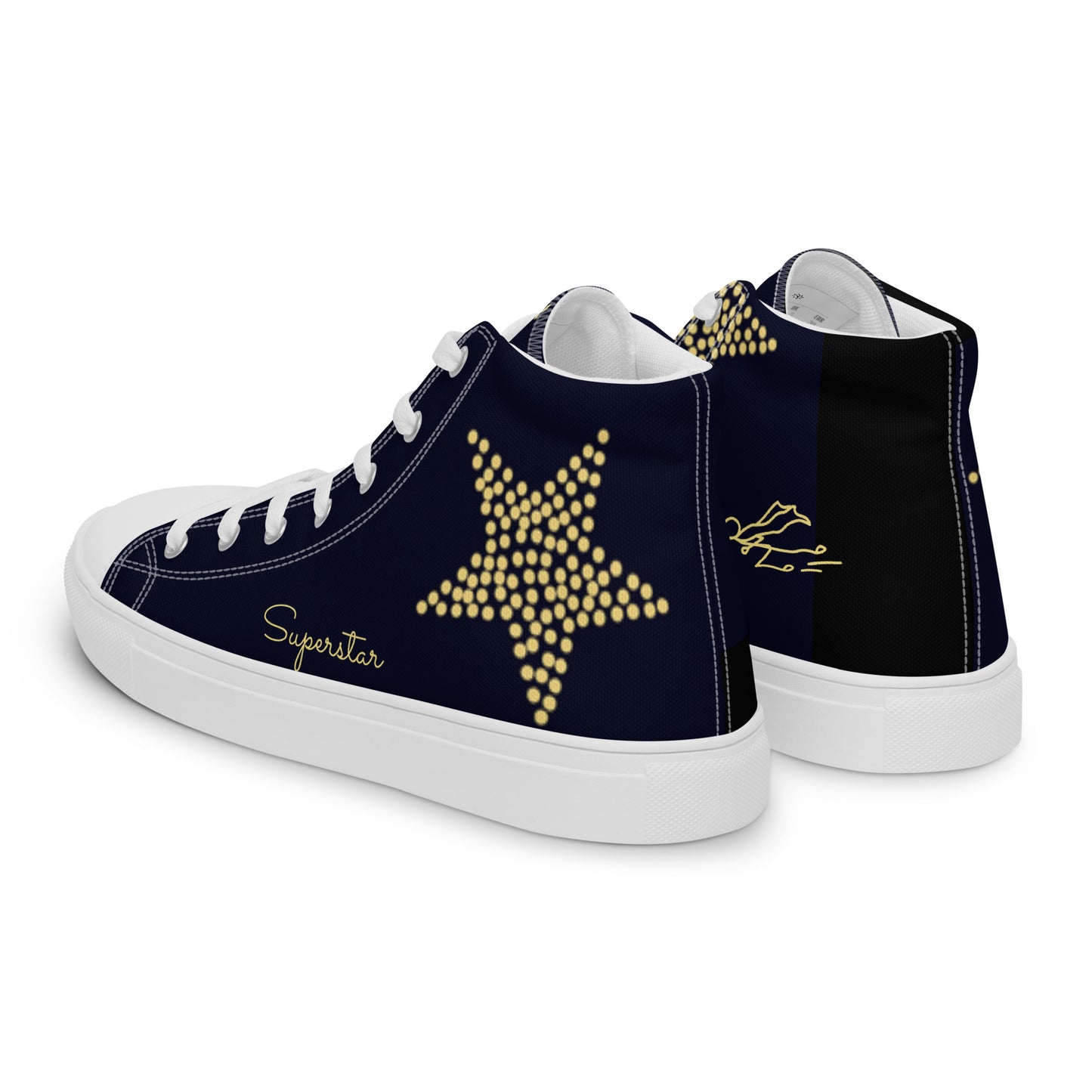 supa star Men’s high top canvas shoes