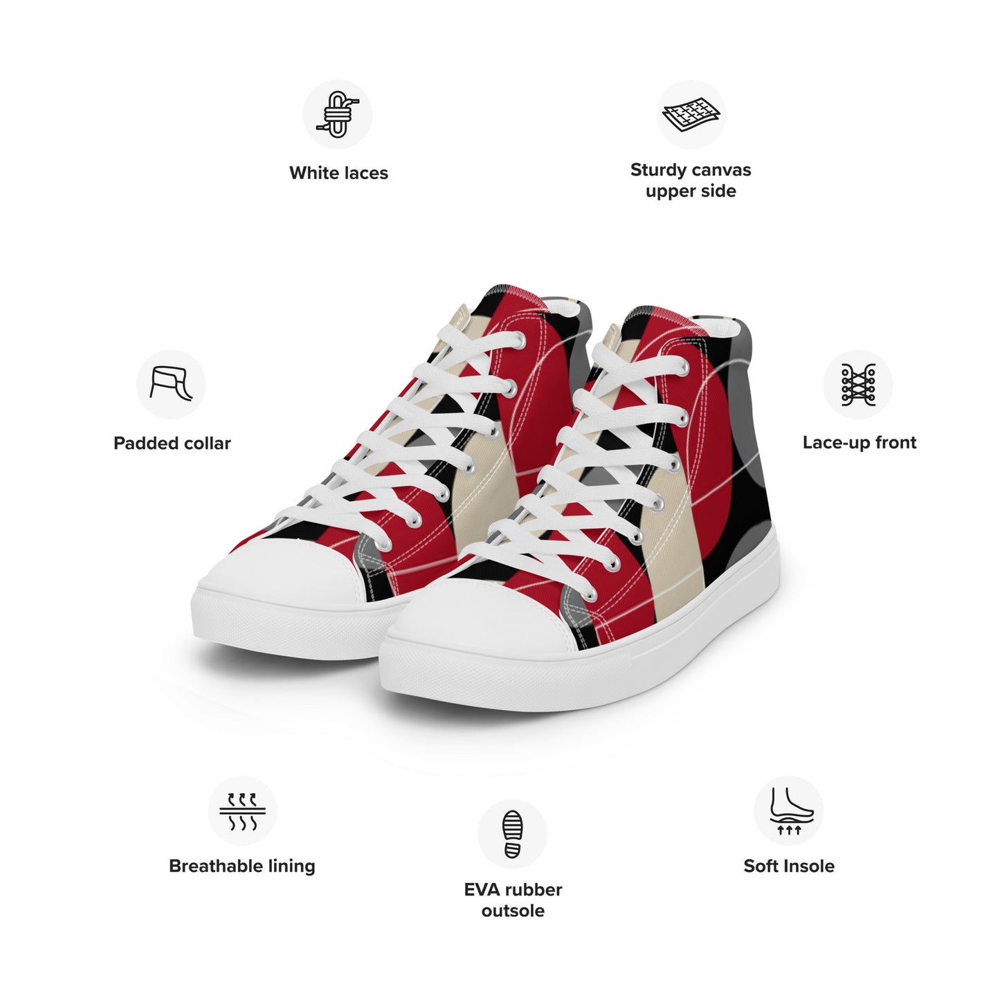 supa Men’s high top canvas shoes