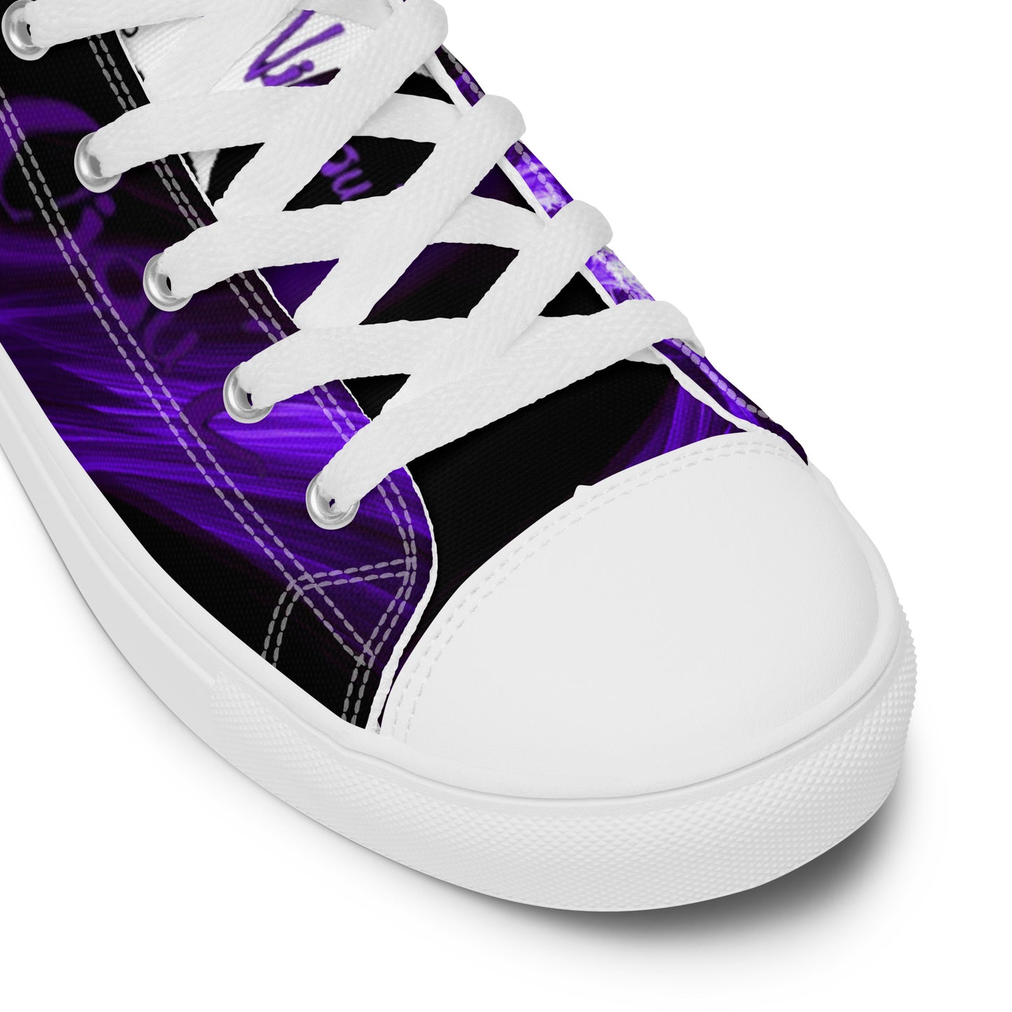 SuPeR PUrplE Men’s high top canvas shoes