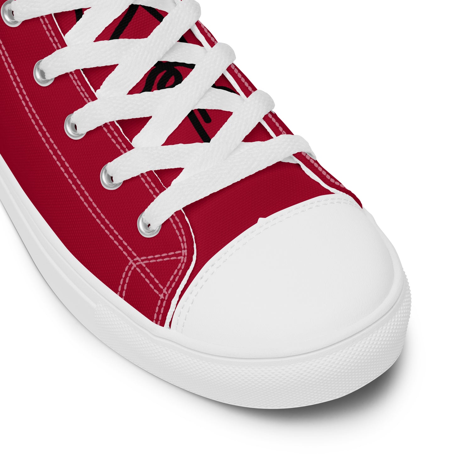 SUPA RED Men’s high top canvas shoes