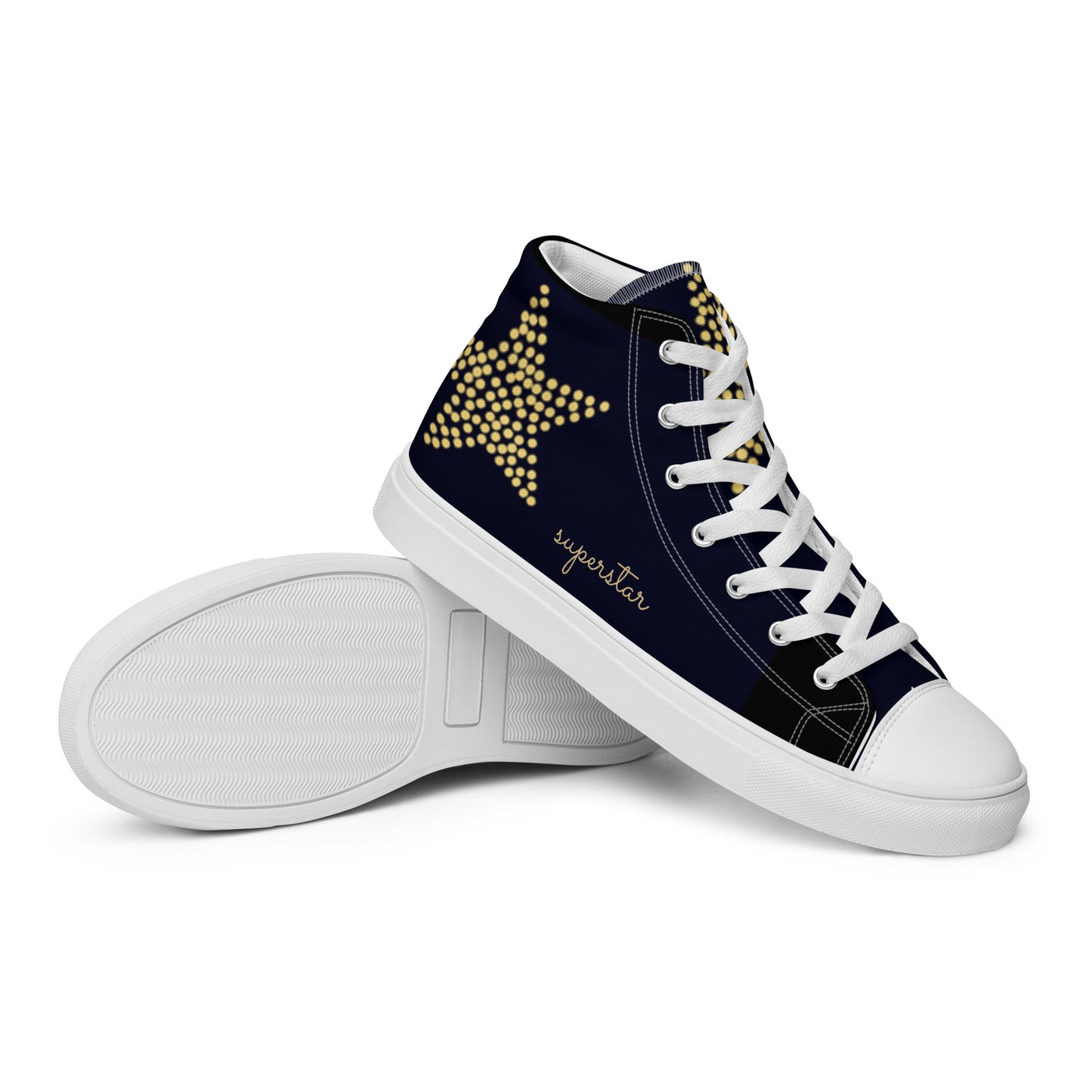 supa star Men’s high top canvas shoes