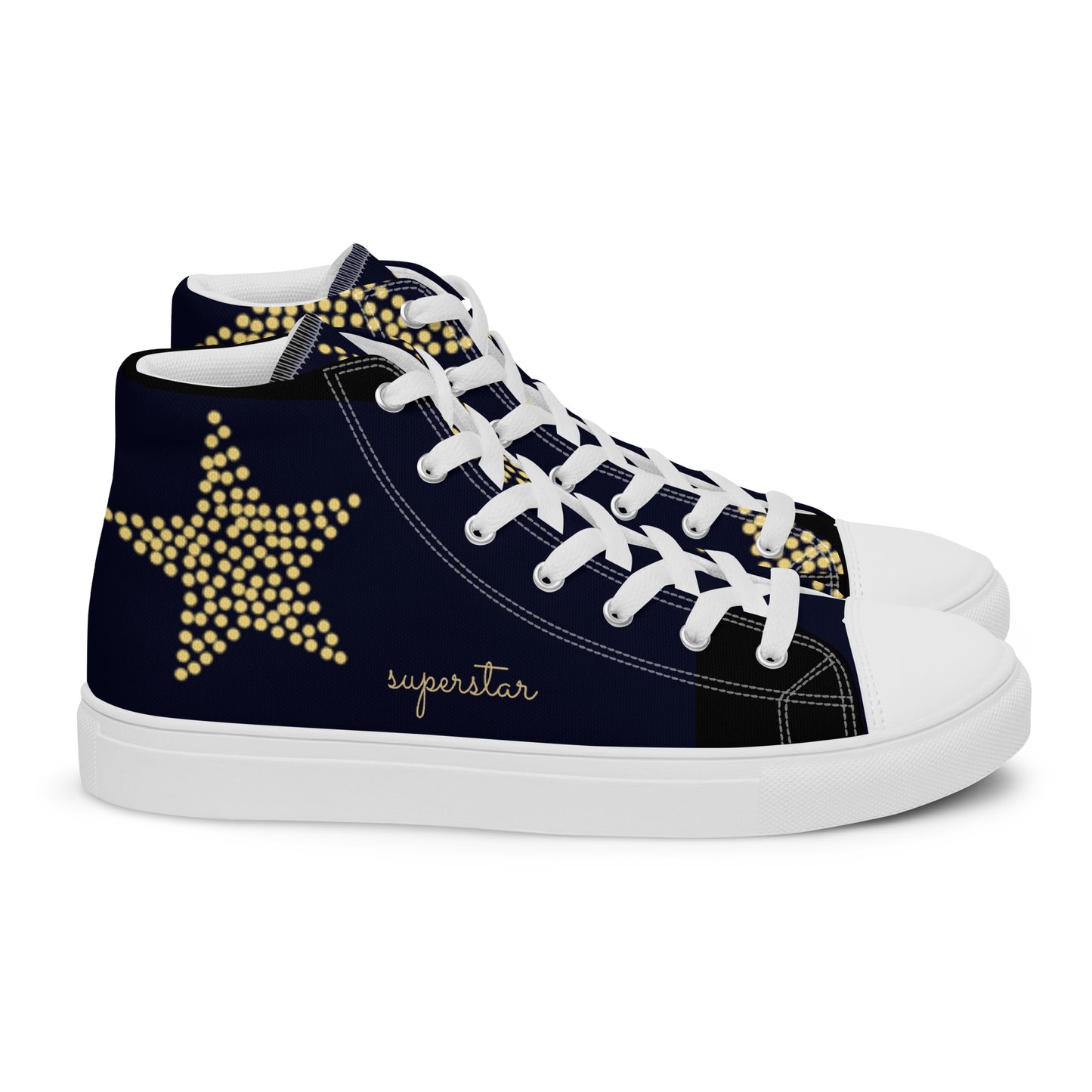 supa star Men’s high top canvas shoes