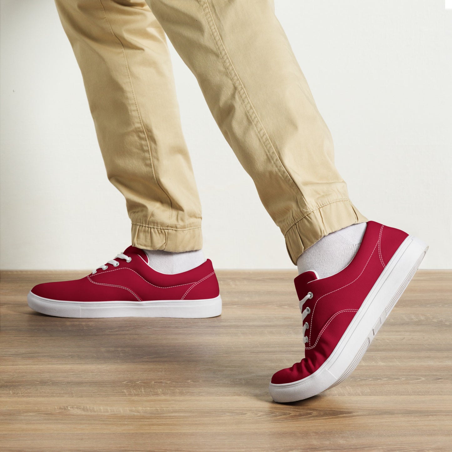 dressiekid Men’s lace-up canvas shoes