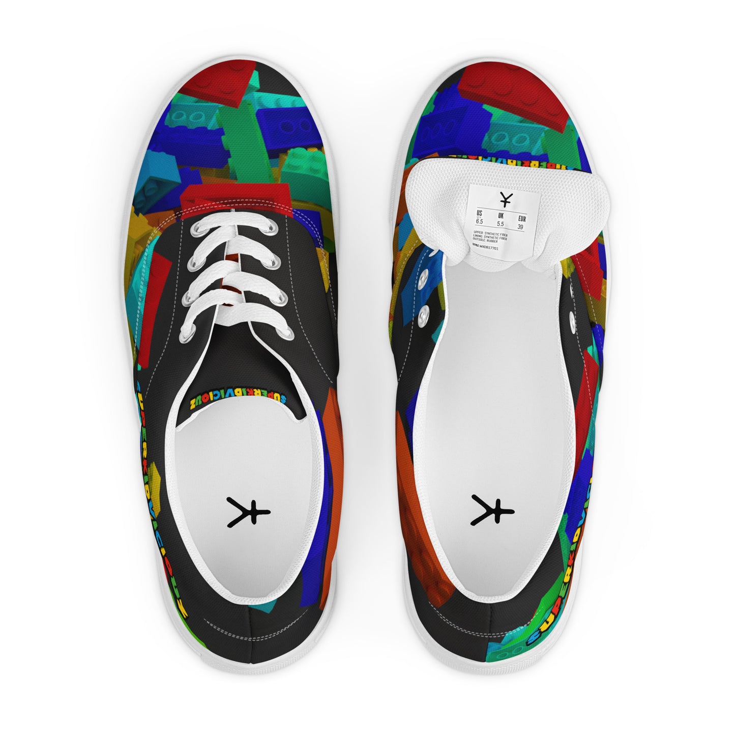 DRESSIELEGO Men’s lace-up canvas shoes