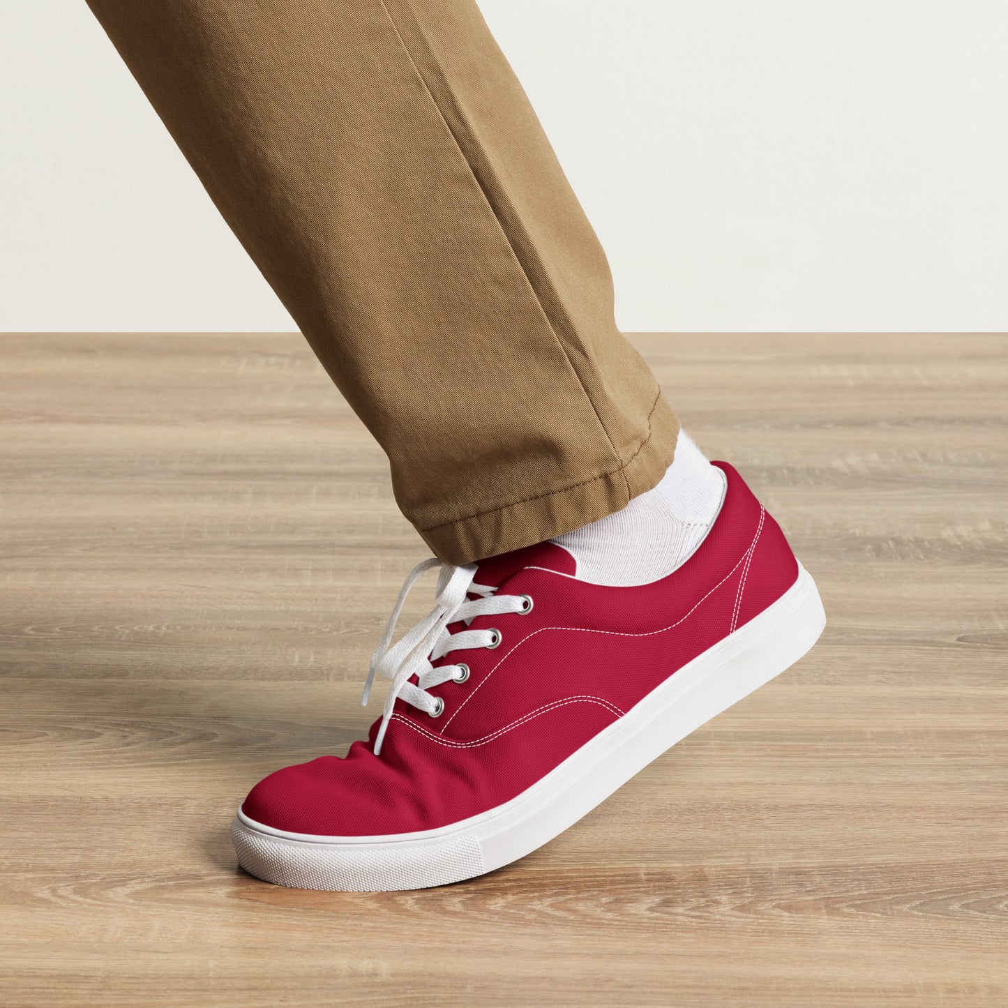 dressiekid Men’s lace-up canvas shoes