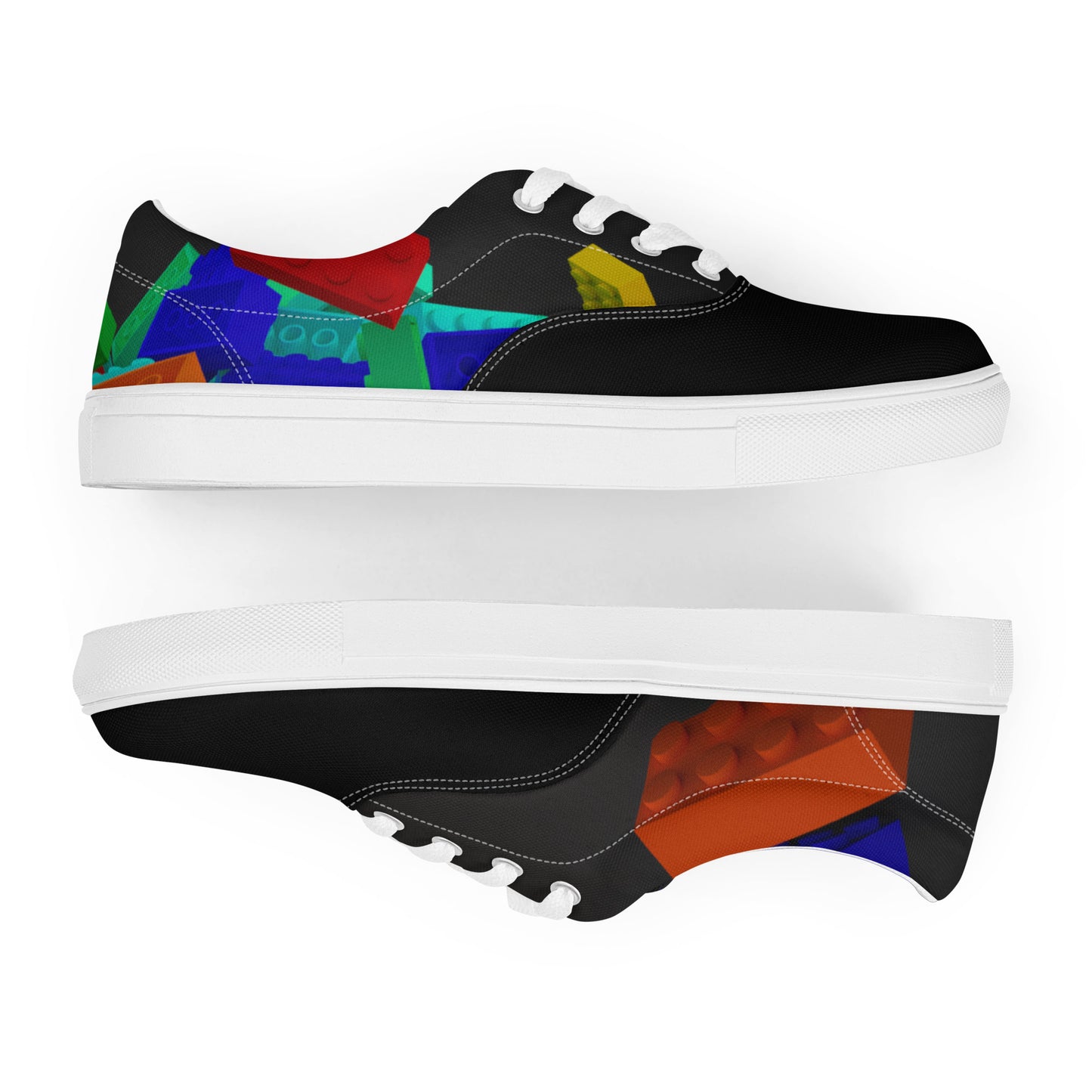 DRESSIELEGO Men’s lace-up canvas shoes