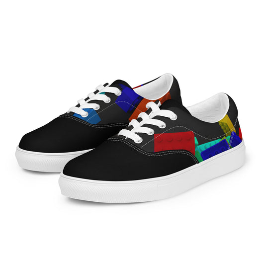 DRESSIELEGO Men’s lace-up canvas shoes