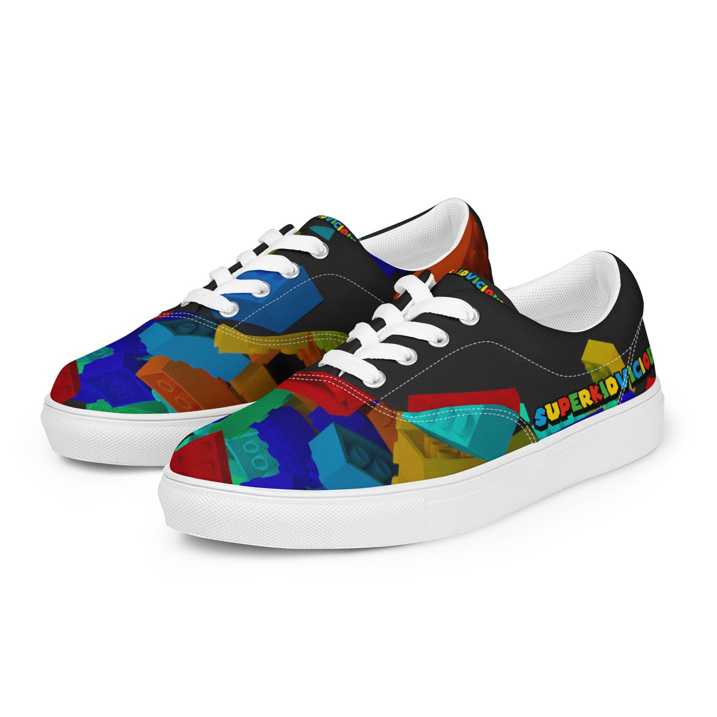 DRESSIELEGO Men’s lace-up canvas shoes