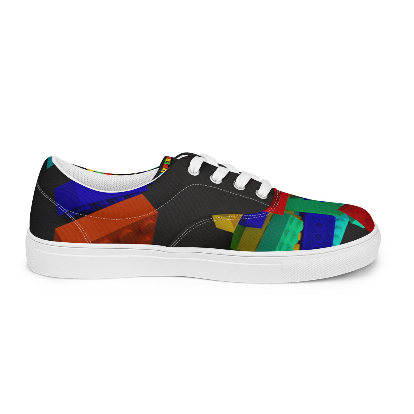 DRESSIELEGO Men’s lace-up canvas shoes