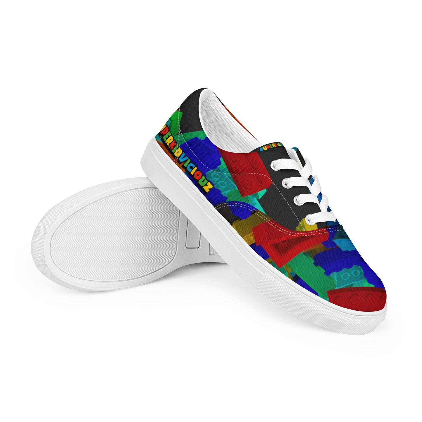DRESSIELEGO Men’s lace-up canvas shoes