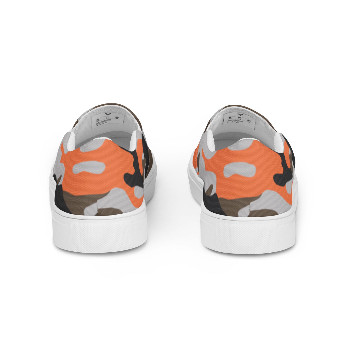 DRESSIE ORANGE Men’s slip-on canvas shoes