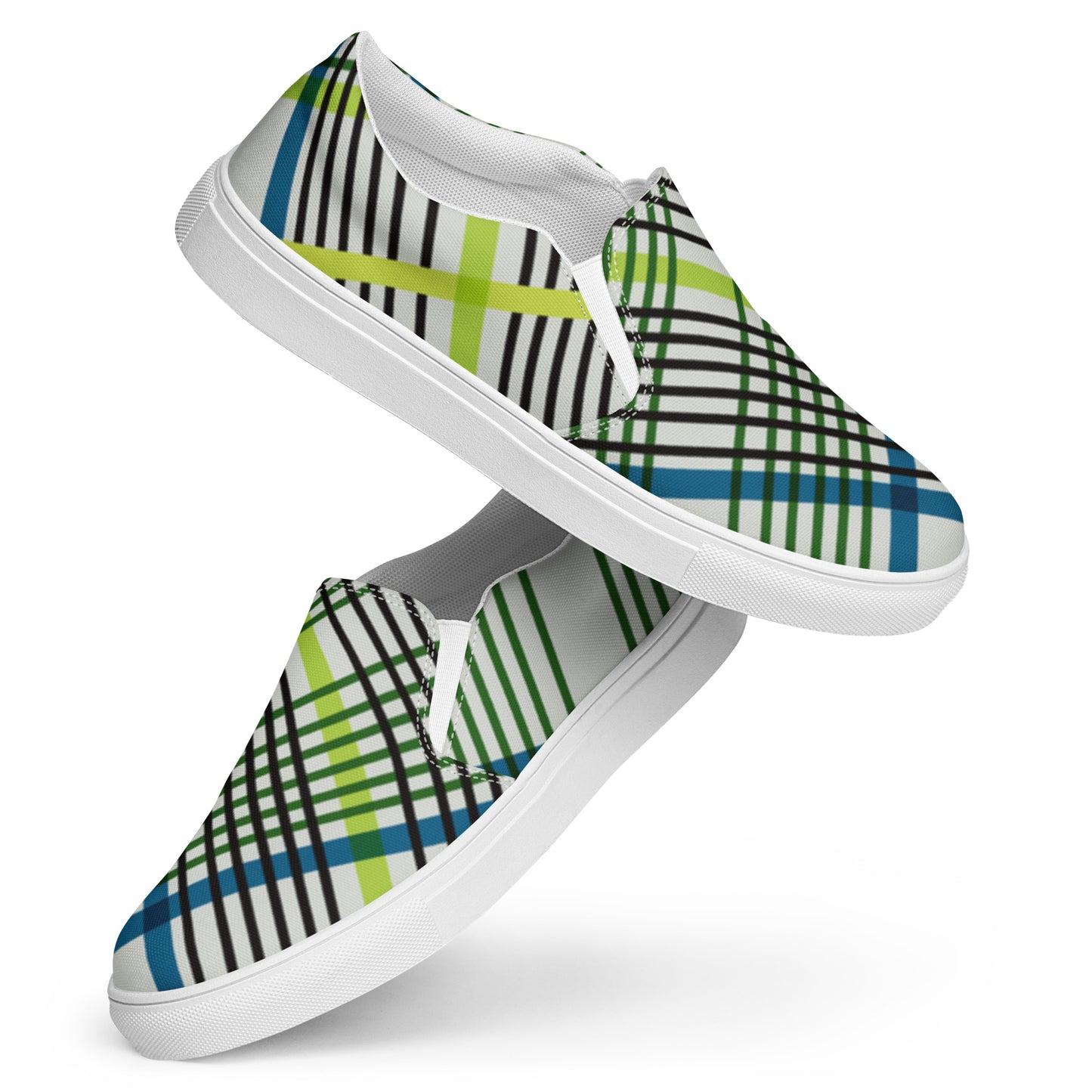 SUPADRESSIE Men’s slip-on canvas shoes