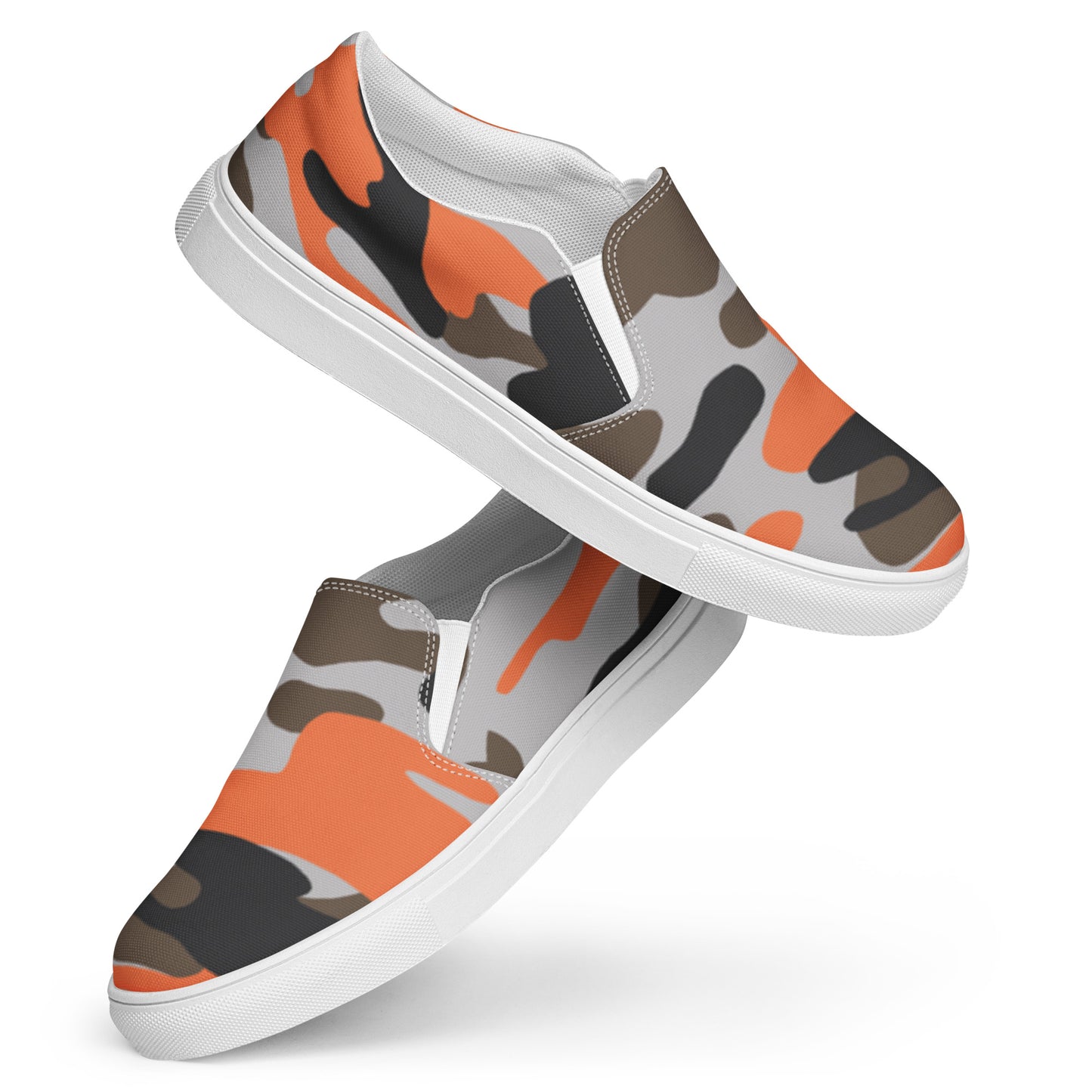 DRESSIE ORANGE Men’s slip-on canvas shoes