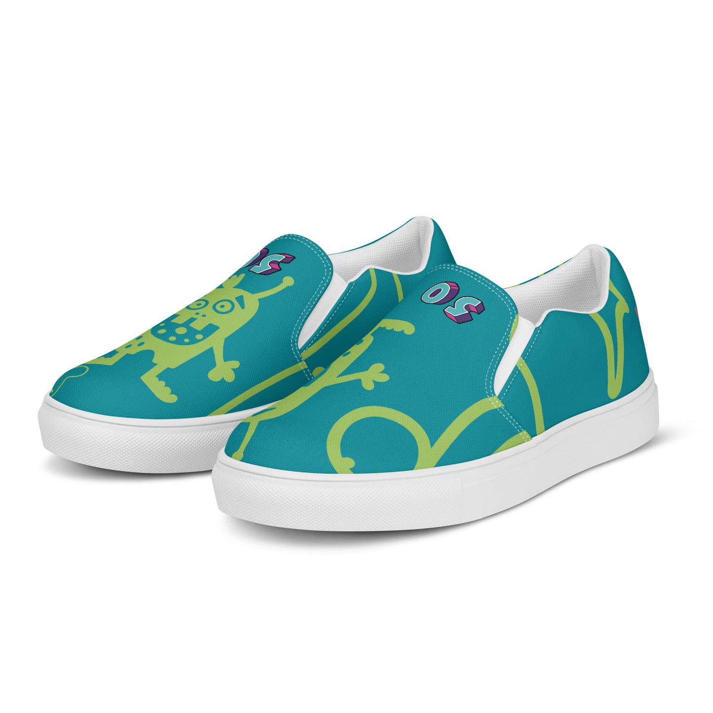 supa 50 lil homies Men’s slip-on canvas shoes