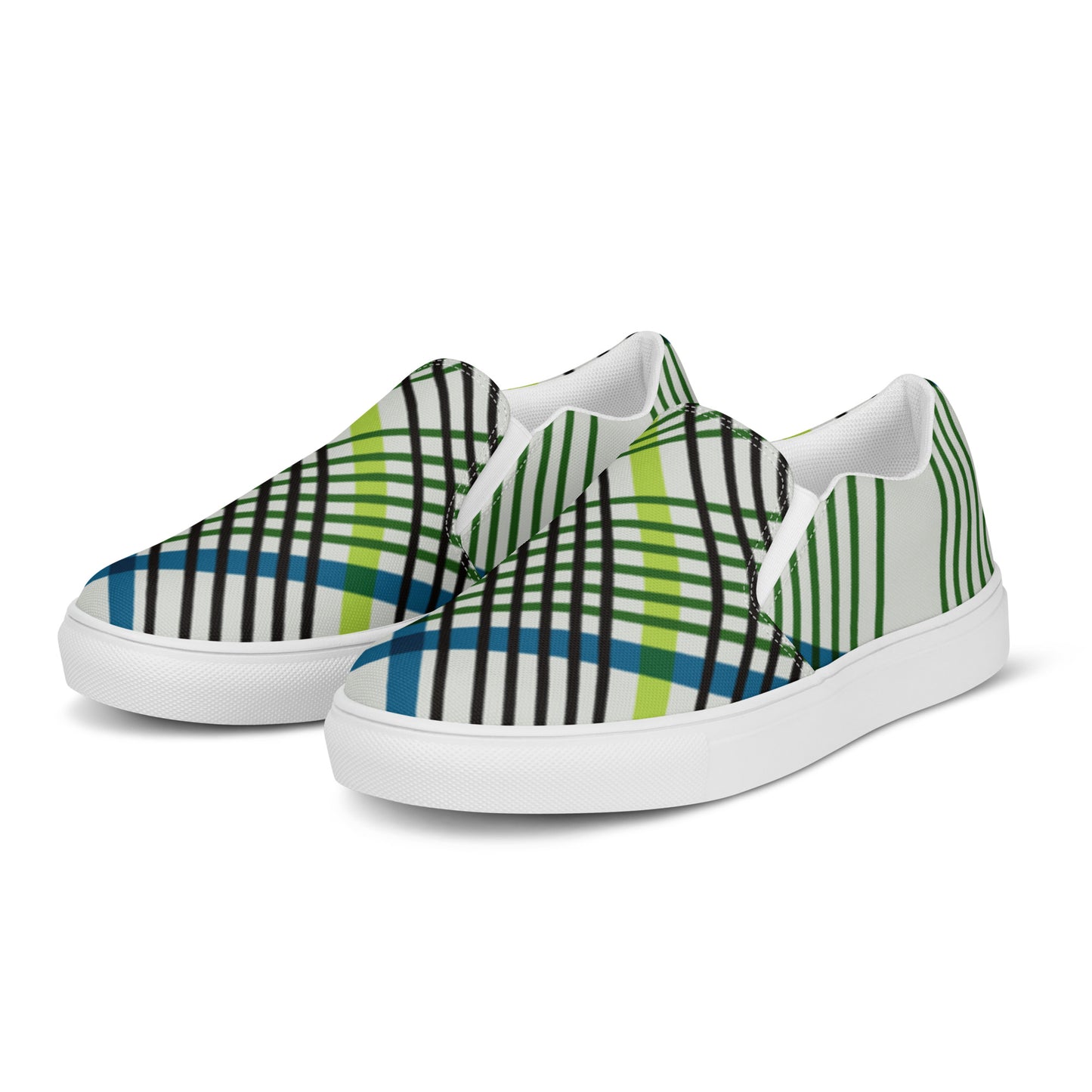 SUPADRESSIE Men’s slip-on canvas shoes