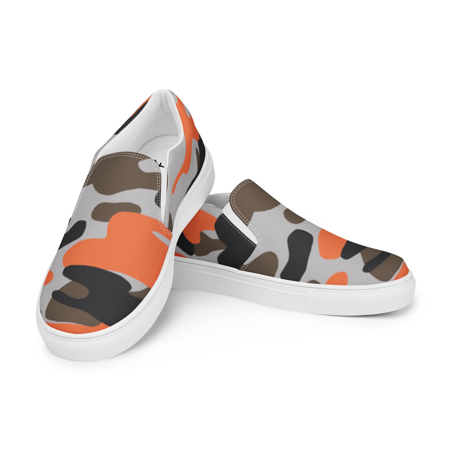 DRESSIE ORANGE Men’s slip-on canvas shoes