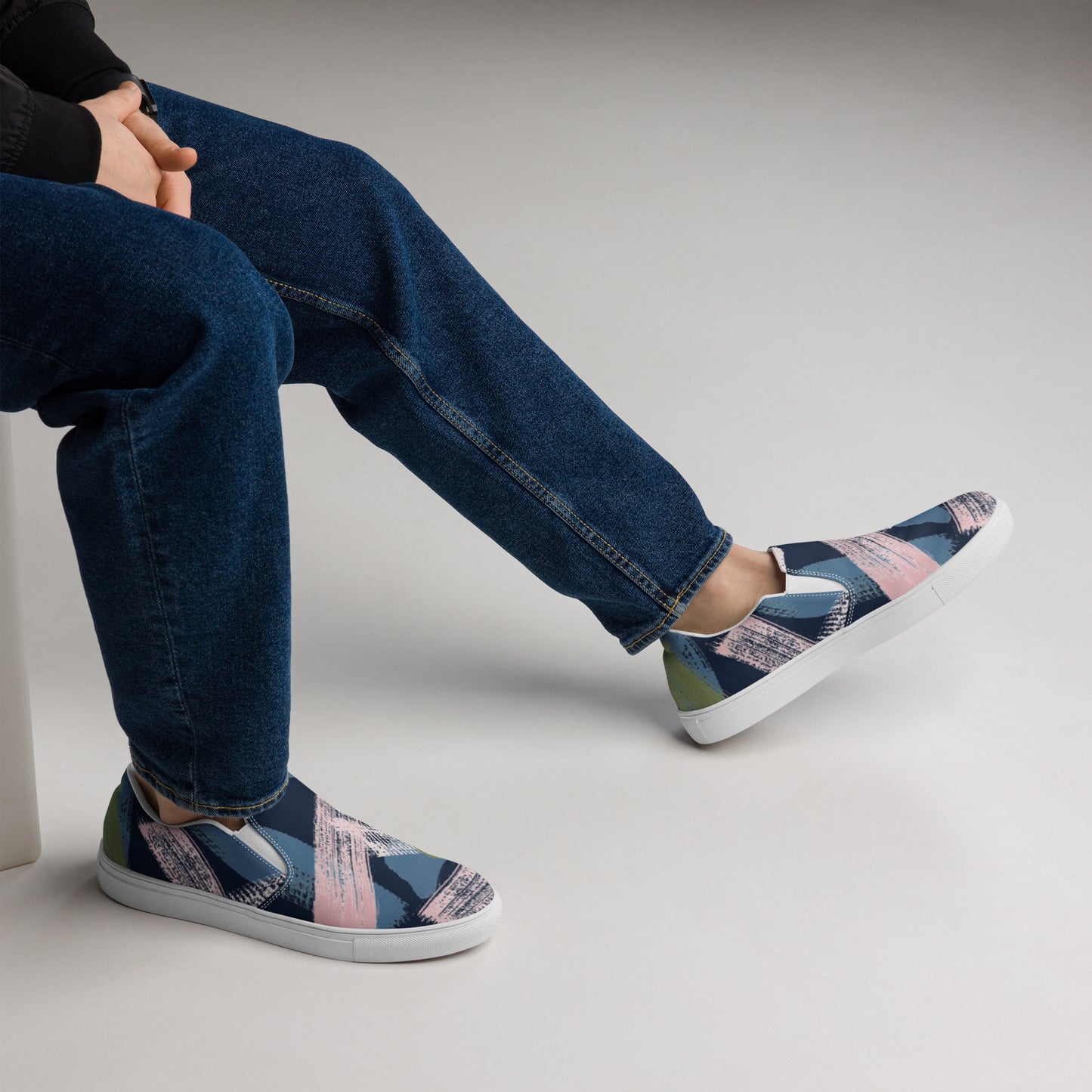 dressiekid Men’s slip-on canvas shoes