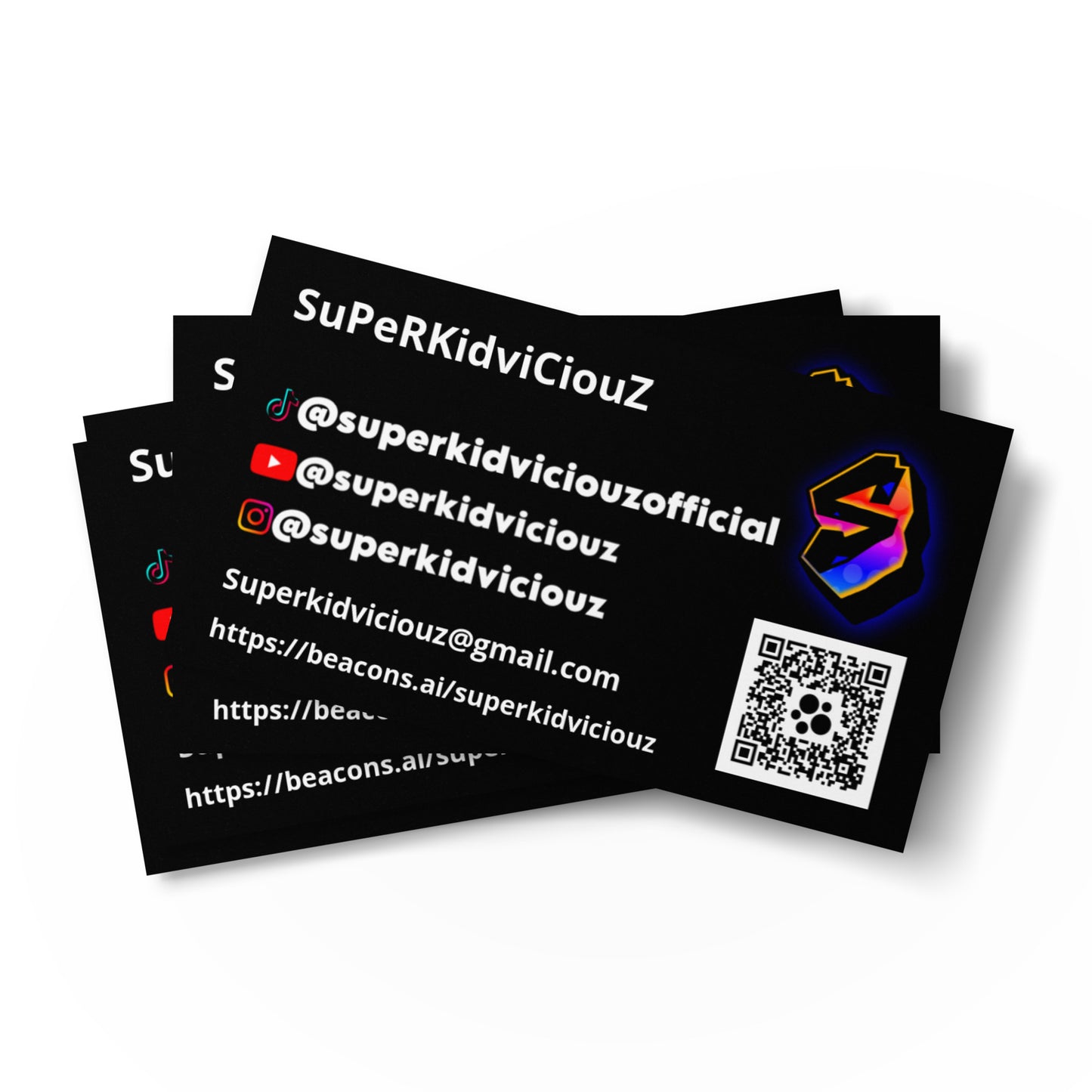 SUPADALEAGUEBUSINESSet of business cards