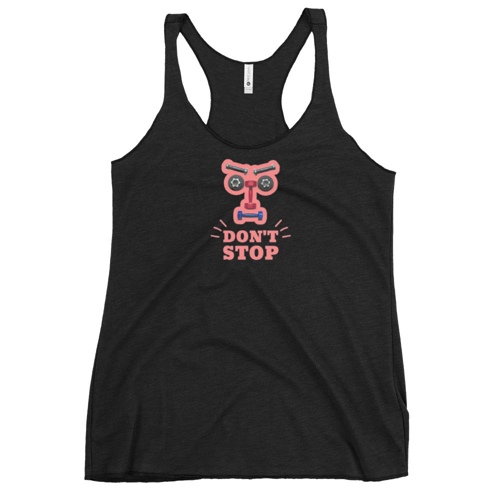 superkidviciouz workout Racerback Tank