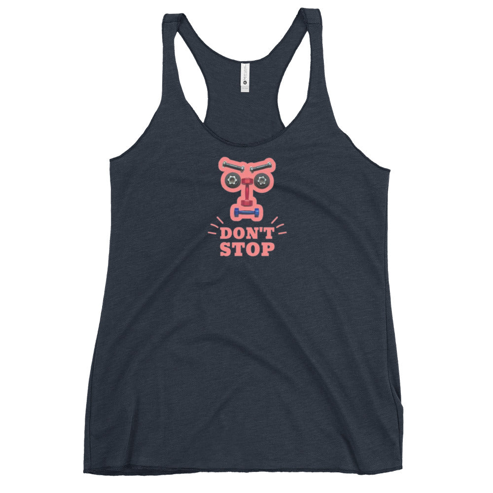 superkidviciouz workout Racerback Tank