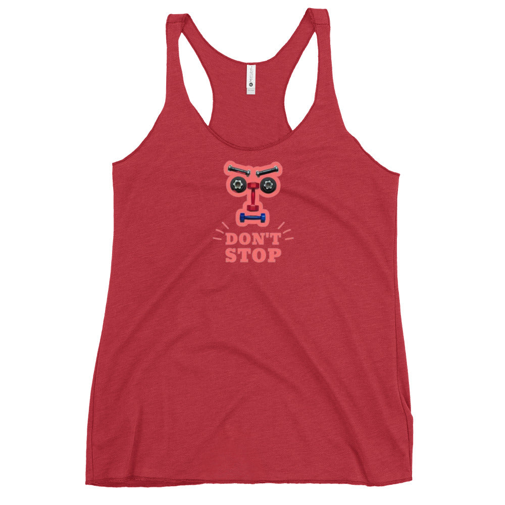 superkidviciouz workout Racerback Tank