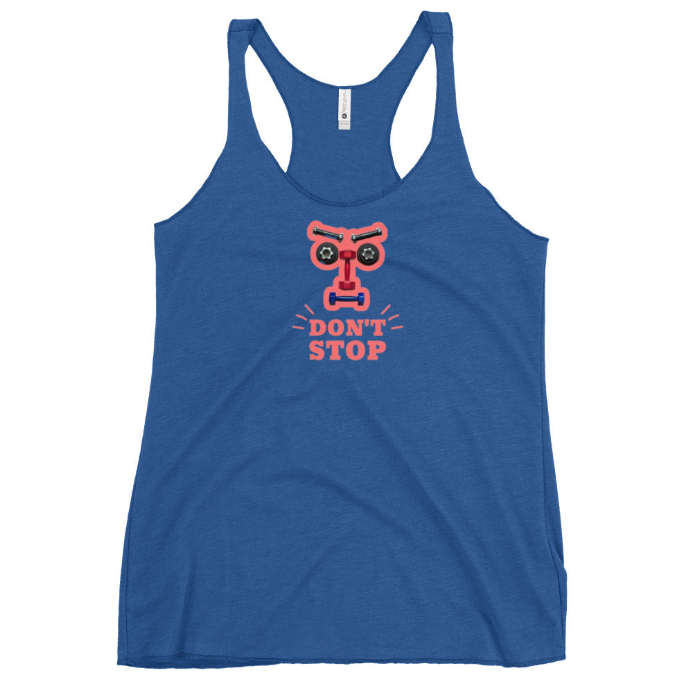 superkidviciouz workout Racerback Tank