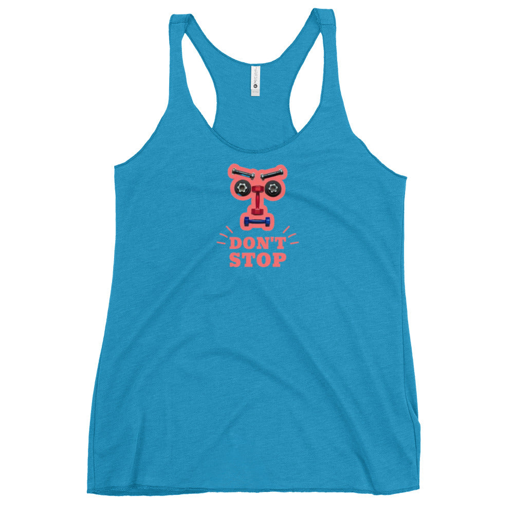 superkidviciouz workout Racerback Tank
