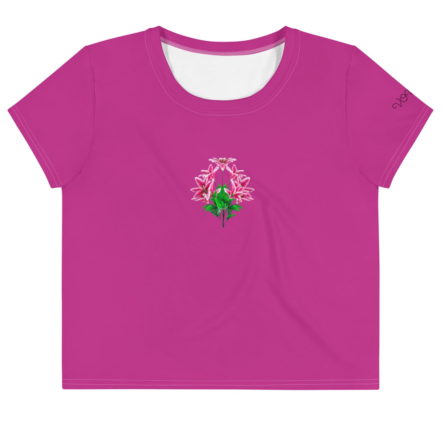 SUPA PINK All-Over Print Crop Tee