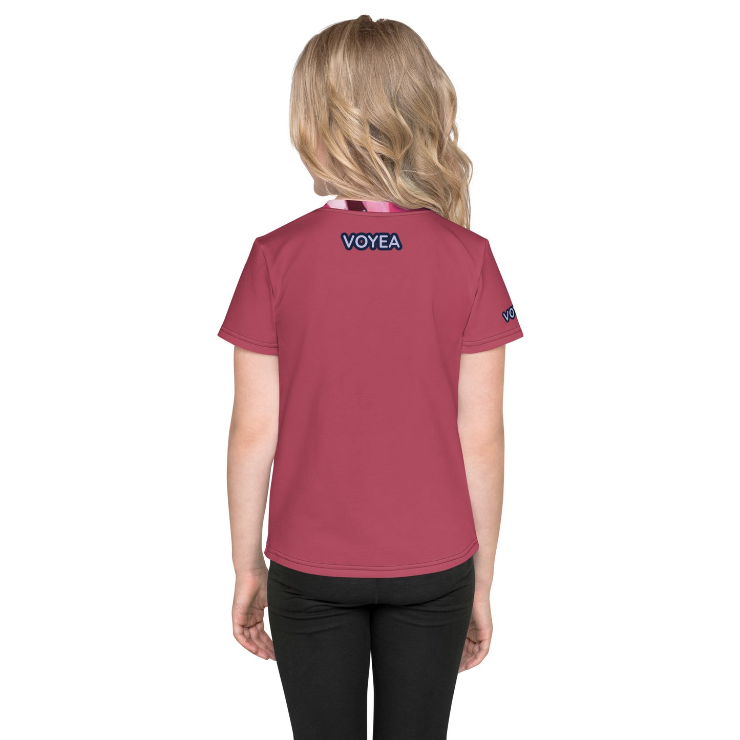 VOYEA Kids crew neck t-shirt