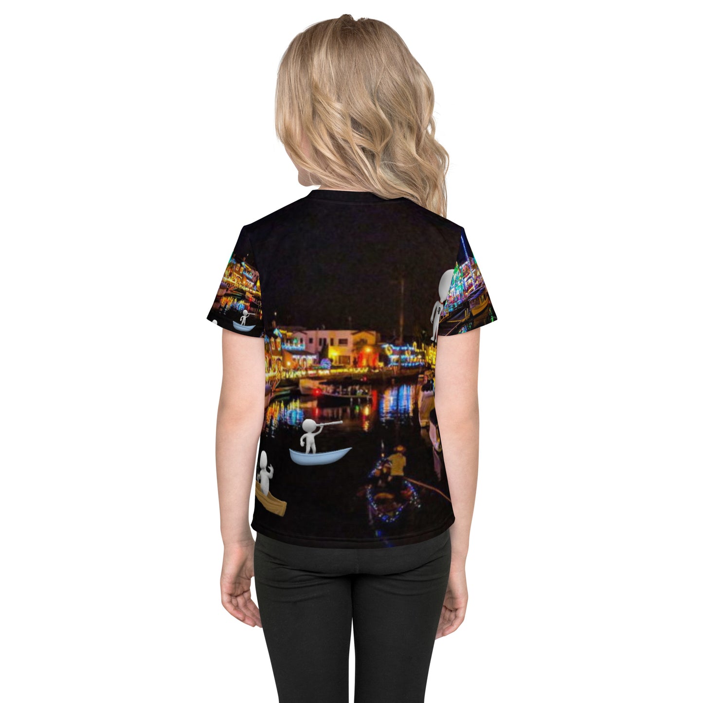 supa beach Kids crew neck t-shirt