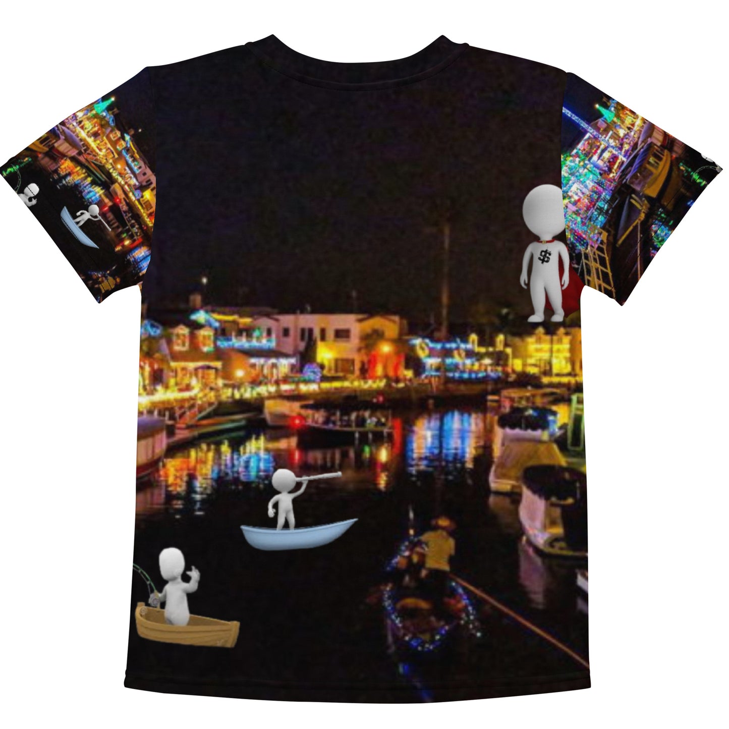 supa beach Kids crew neck t-shirt