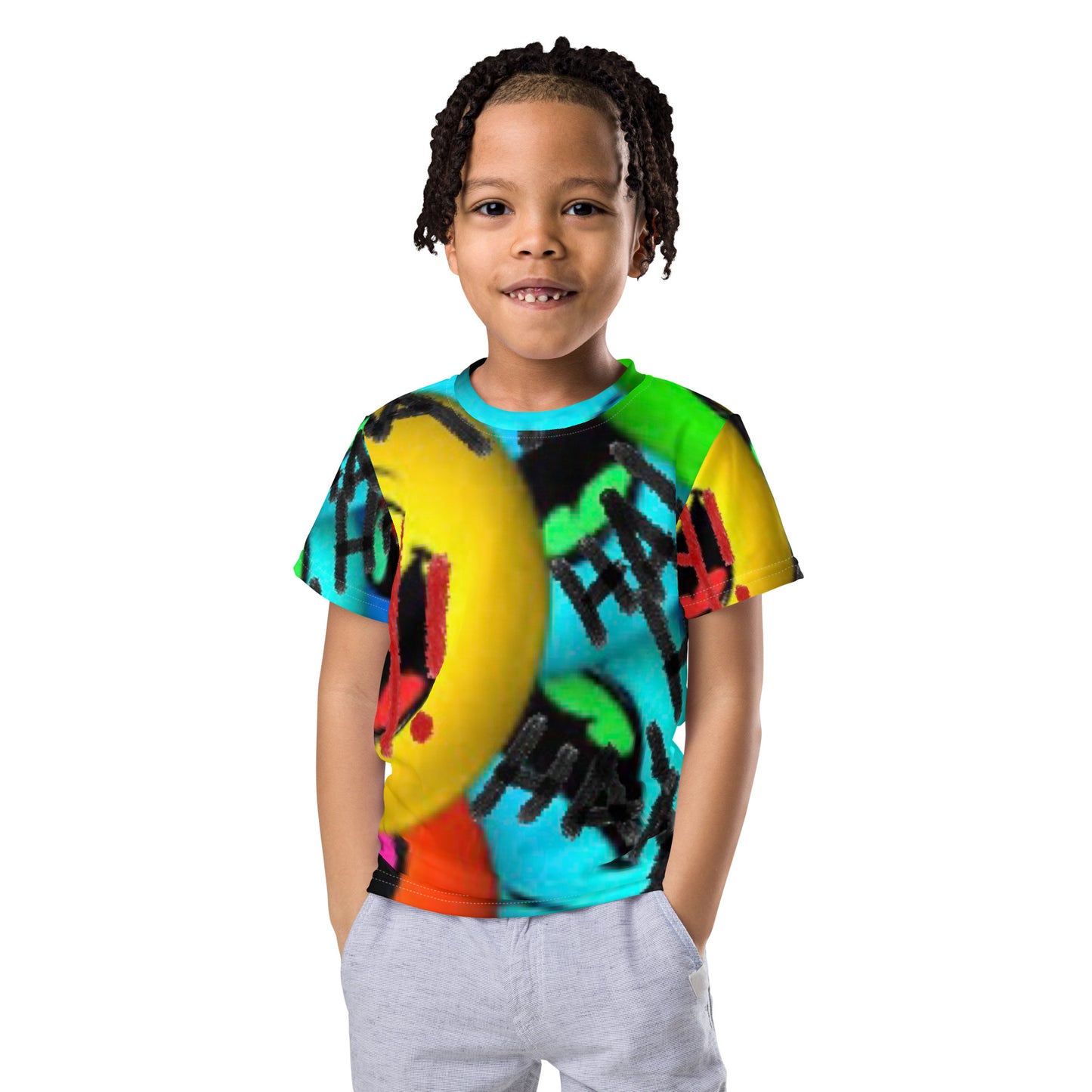 supa smile Kids crew neck t-shirt