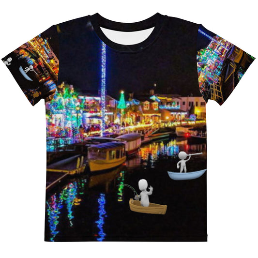 supa beach Kids crew neck t-shirt