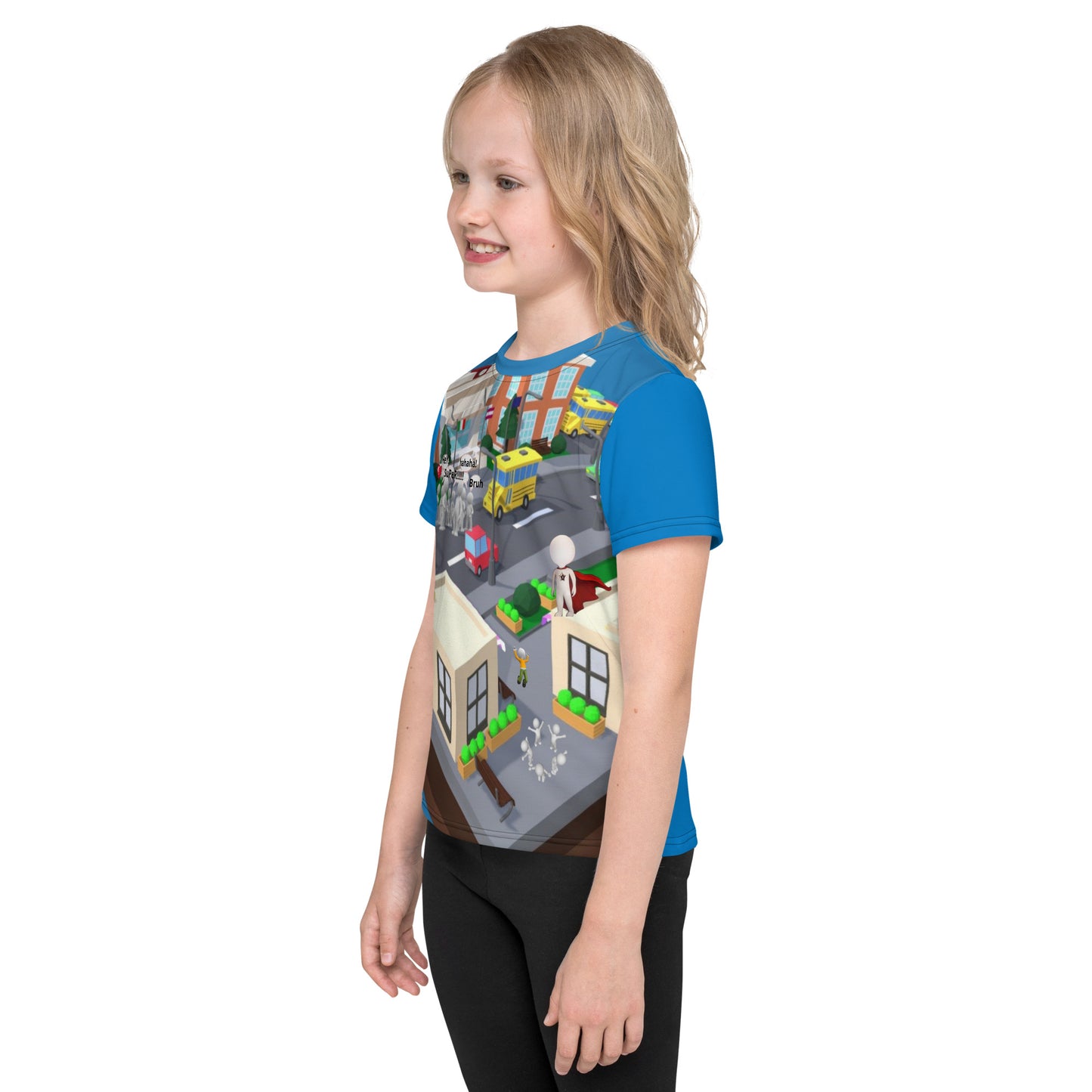 SuPeR Kids crew neck t-shirt