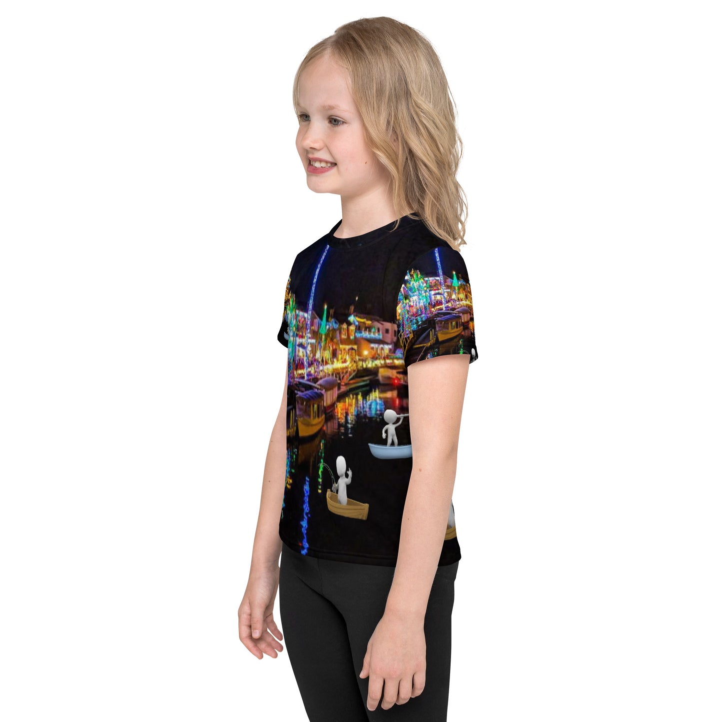 supa beach Kids crew neck t-shirt