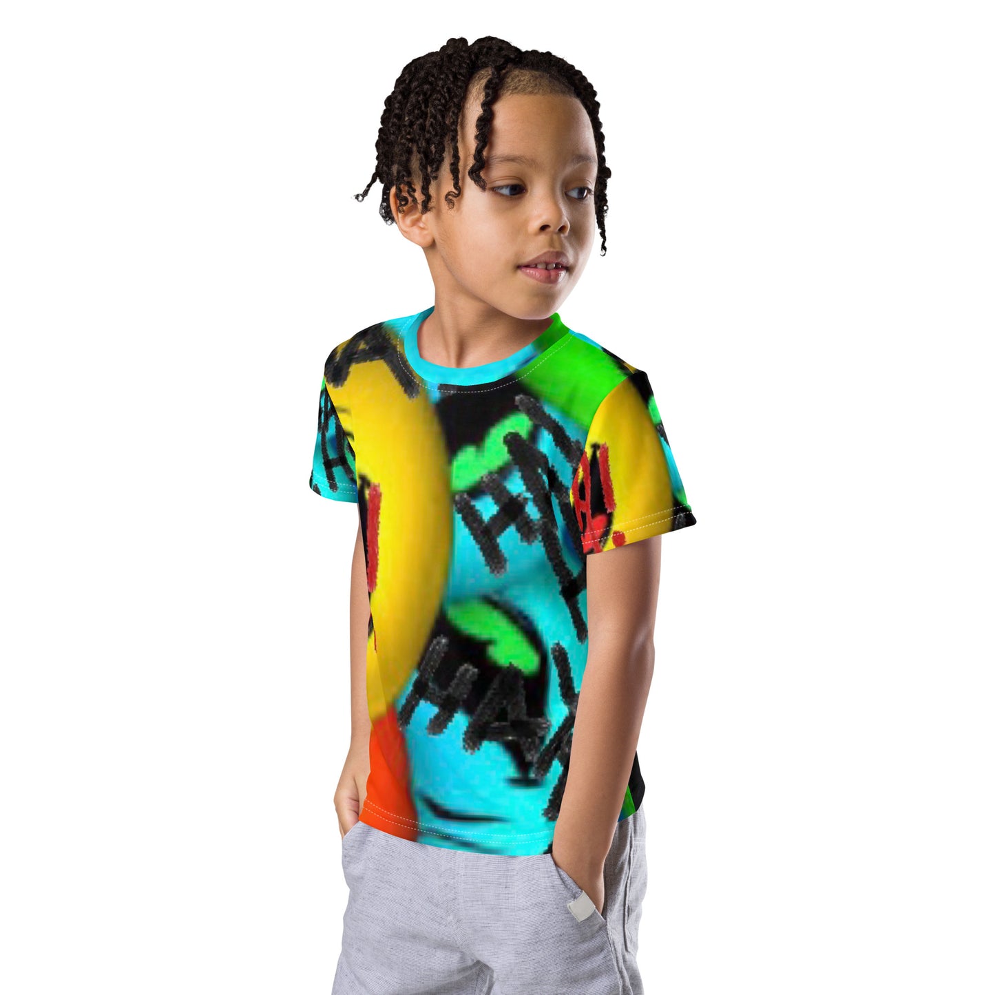 supa smile Kids crew neck t-shirt